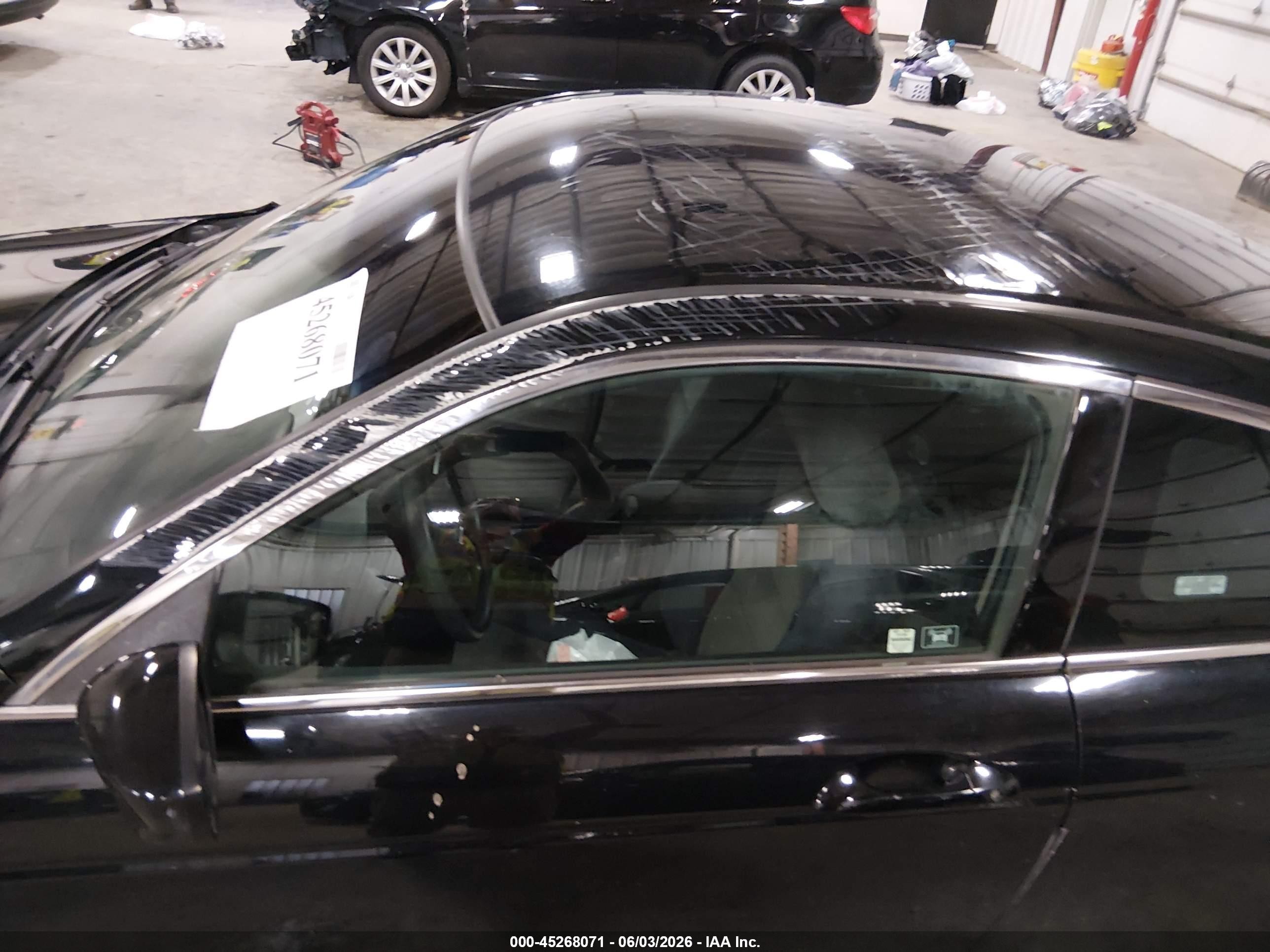 2009 Honda Accord 2.4 Lx-s Black vin: 1HGCS12349A026324