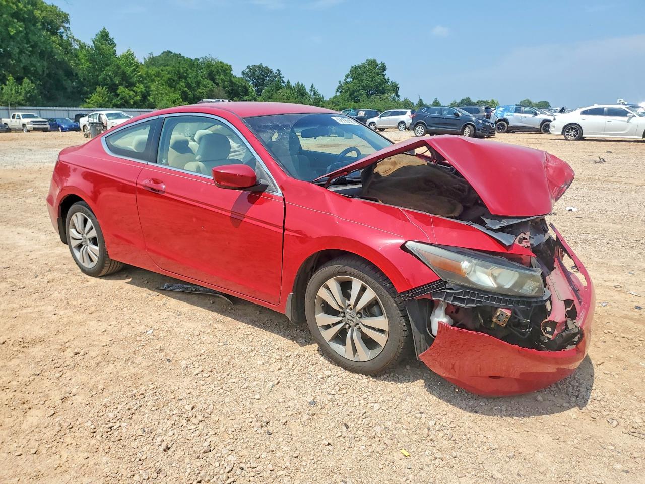 2008 Honda Accord Lx-s Red vin: 1HGCS12358A009787