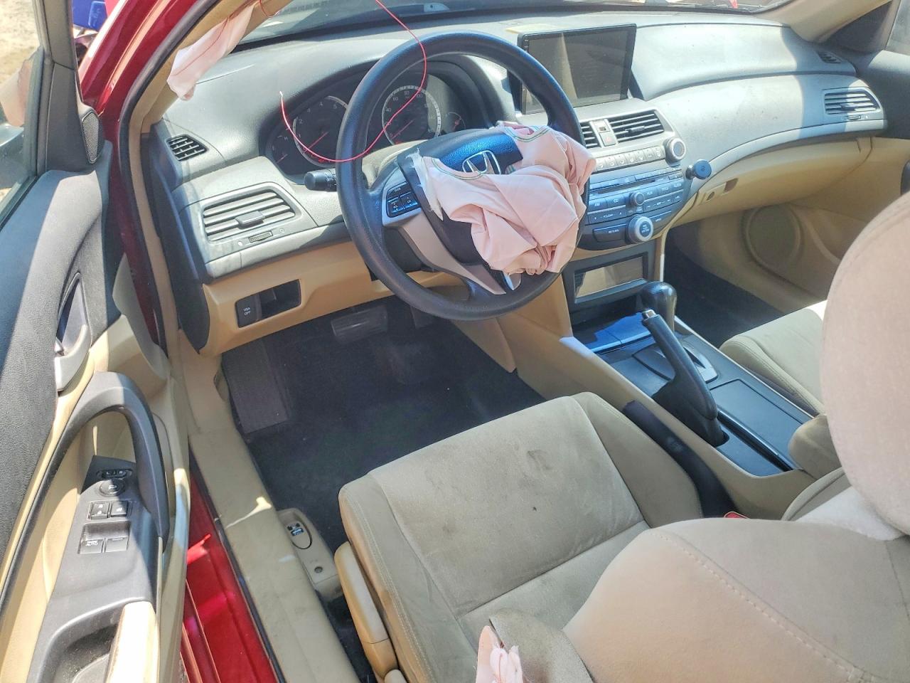 2008 Honda Accord Lx-s Red vin: 1HGCS12358A009787