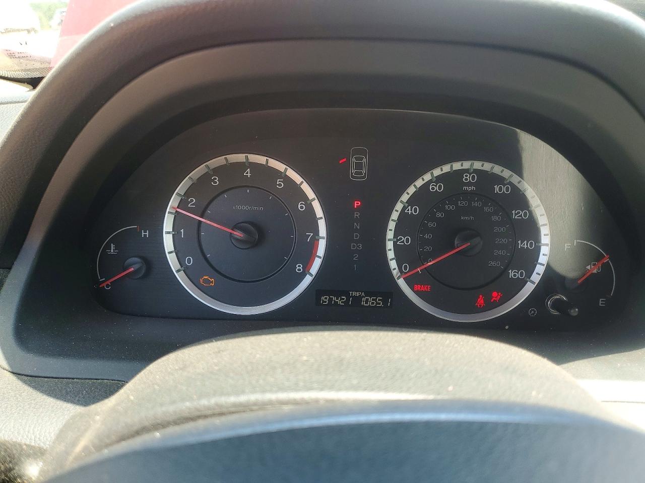 2008 Honda Accord Lx-s Red vin: 1HGCS12358A009787