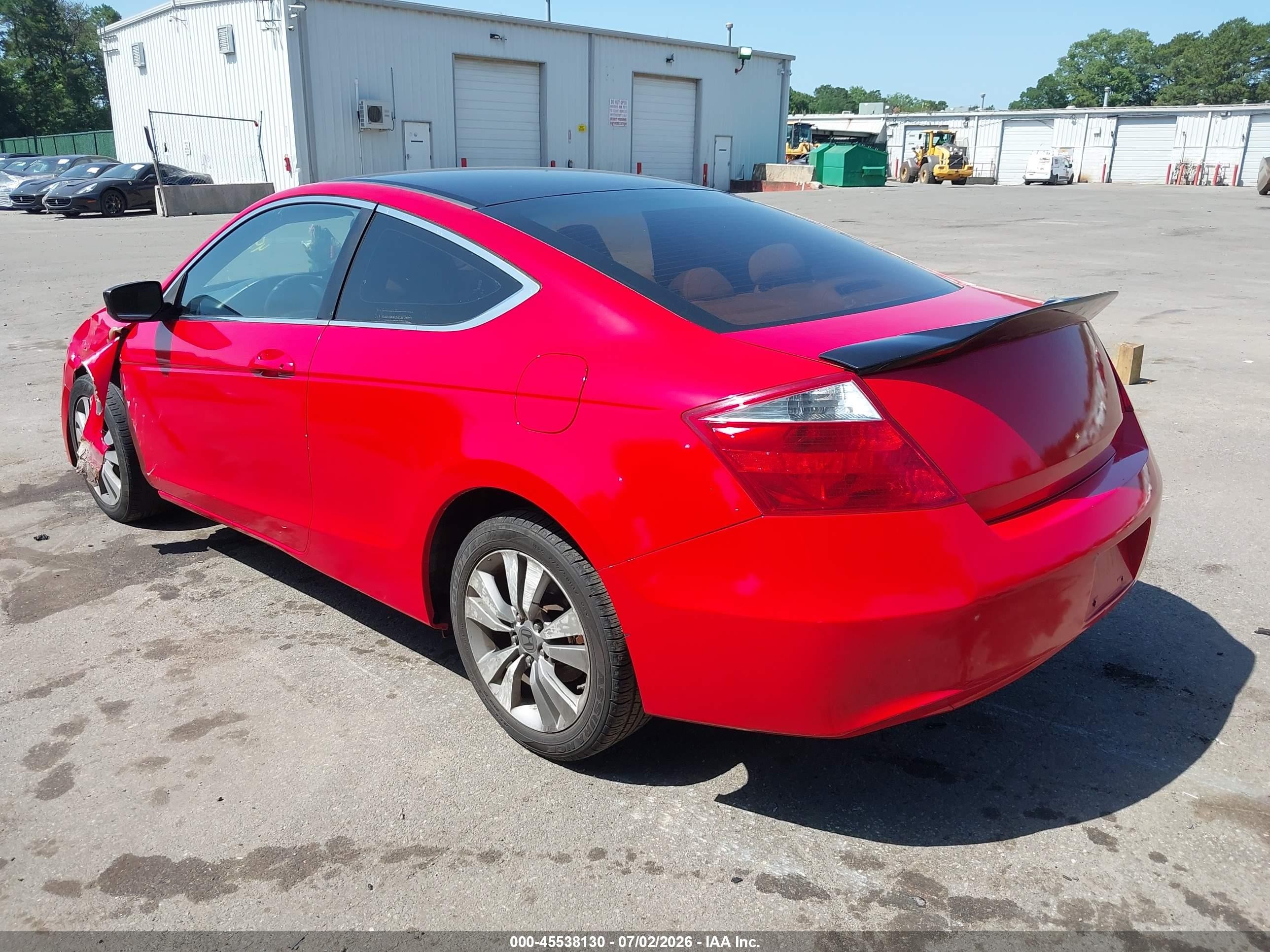 2008 Honda Accord 2.4 Lx-s Red vin: 1HGCS12358A030302