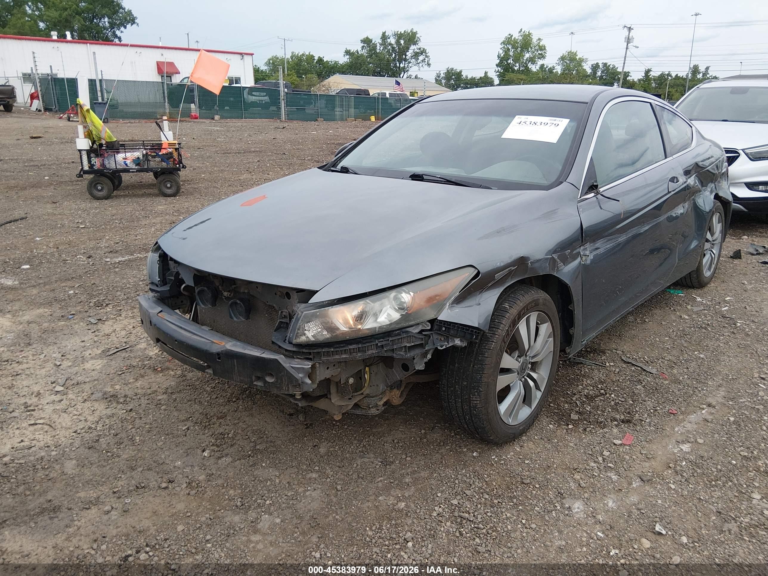 2009 Honda Accord 2.4 Lx-s Gray vin: 1HGCS12359A001805