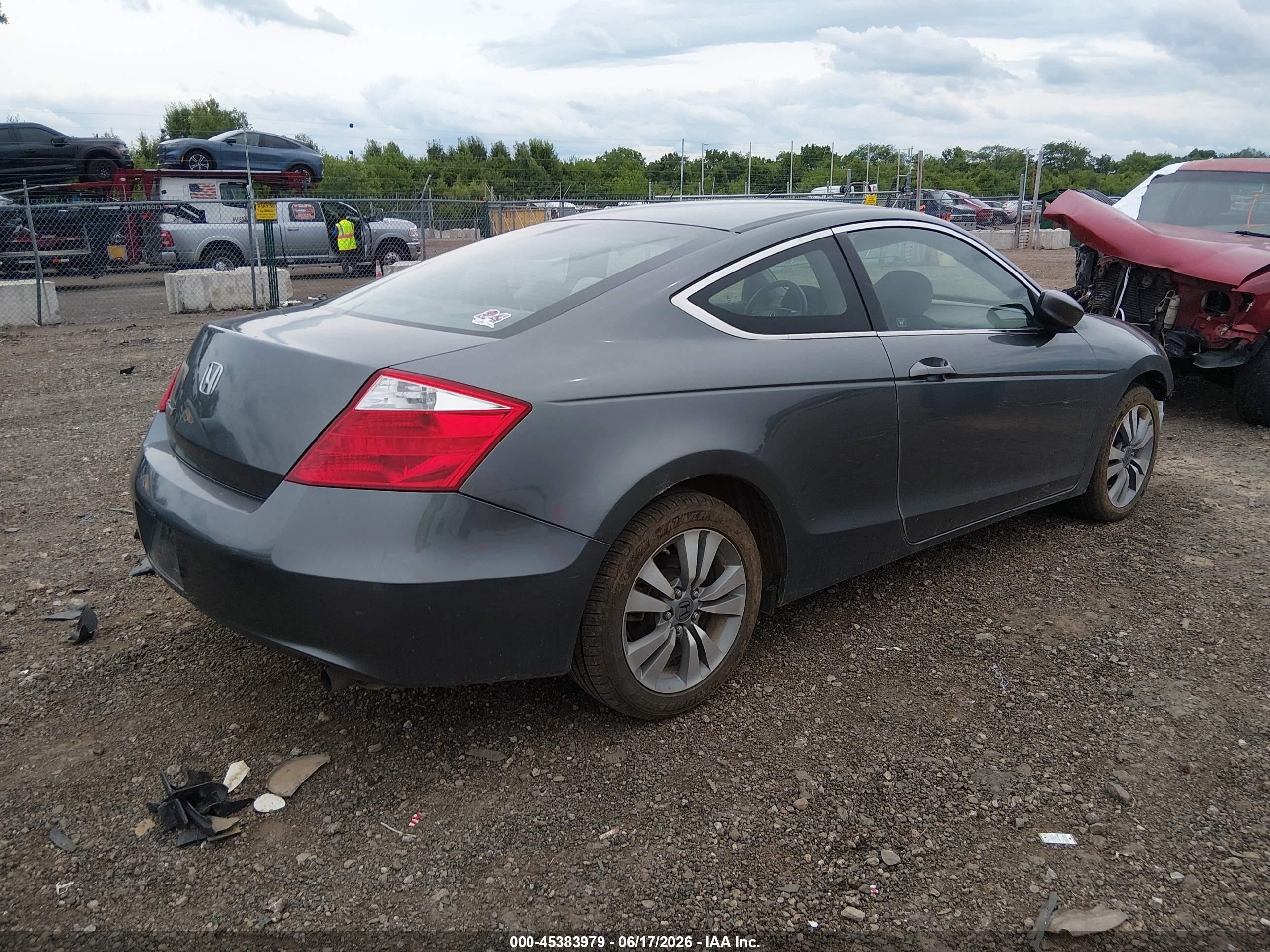2009 Honda Accord 2.4 Lx-s Gray vin: 1HGCS12359A001805