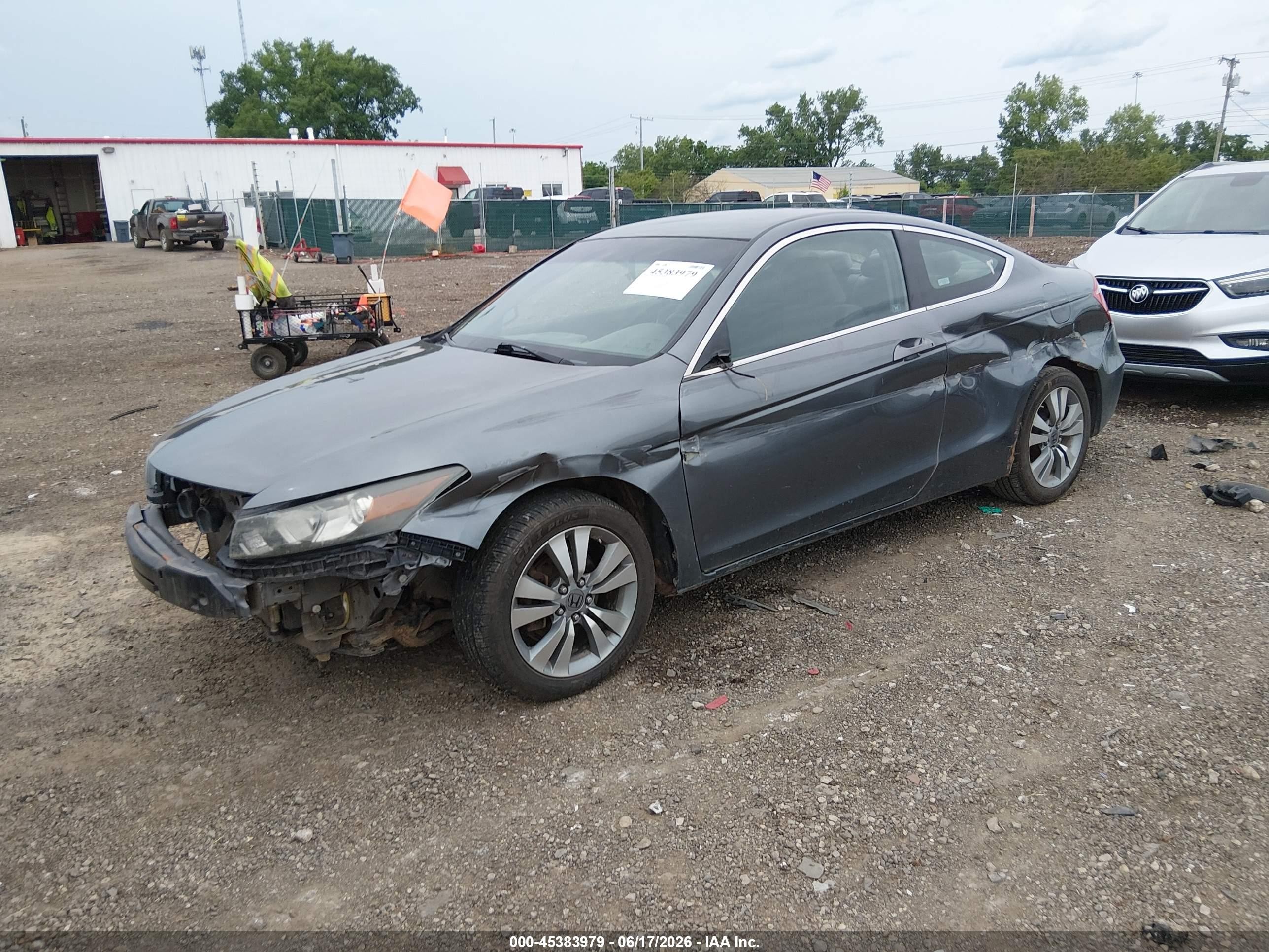 2009 Honda Accord 2.4 Lx-s Gray vin: 1HGCS12359A001805