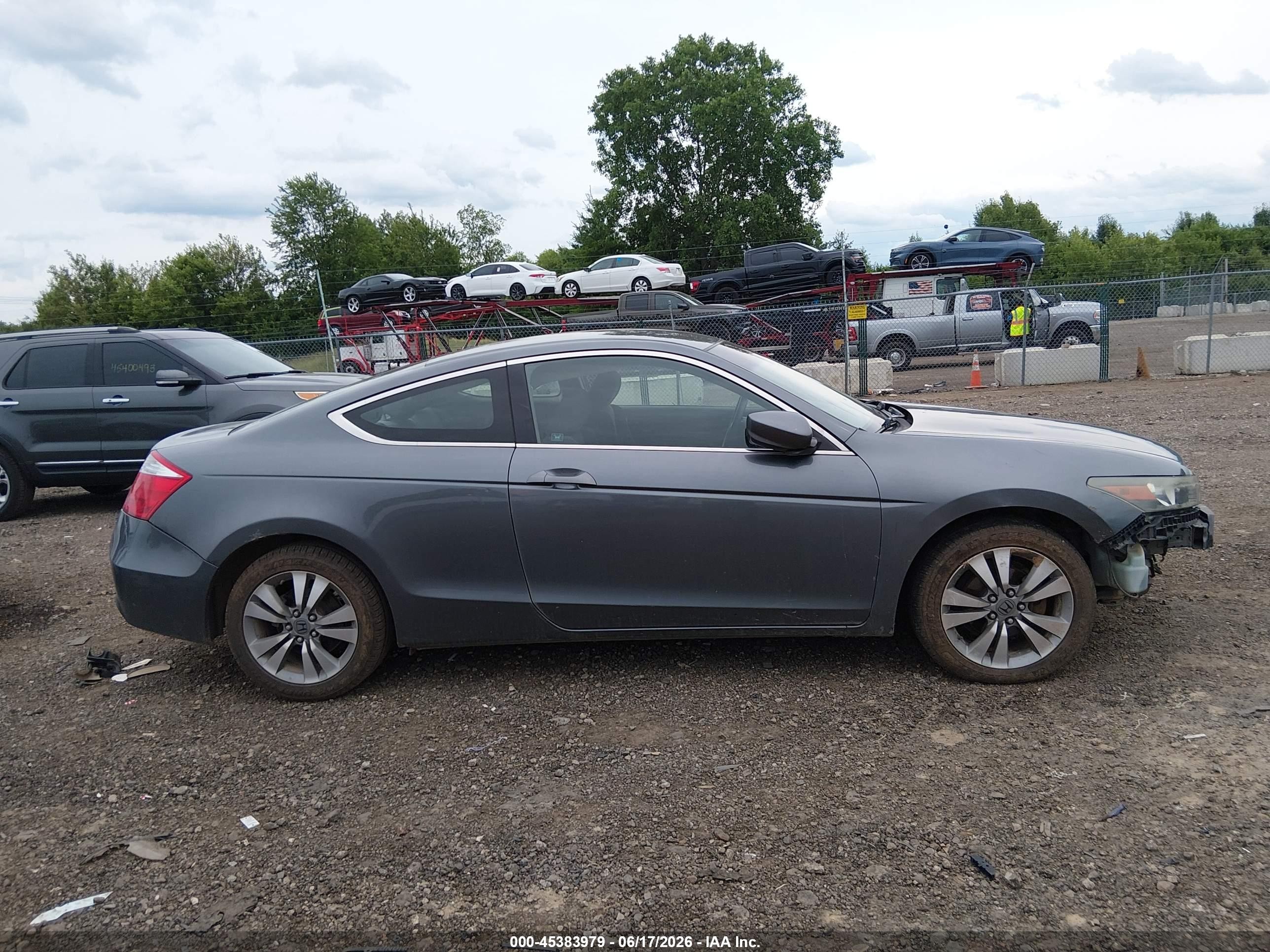 2009 Honda Accord 2.4 Lx-s Gray vin: 1HGCS12359A001805