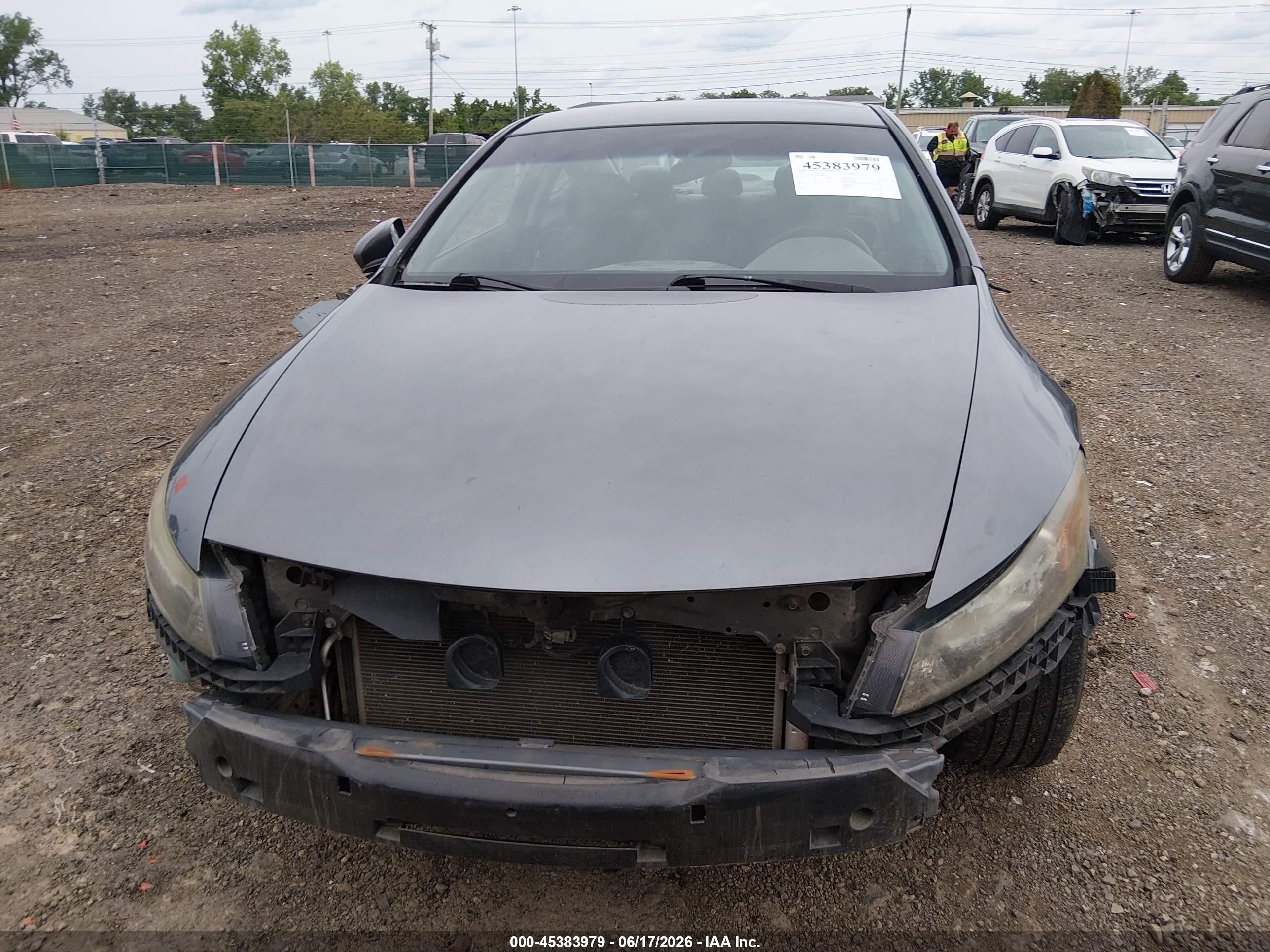 2009 Honda Accord 2.4 Lx-s Gray vin: 1HGCS12359A001805