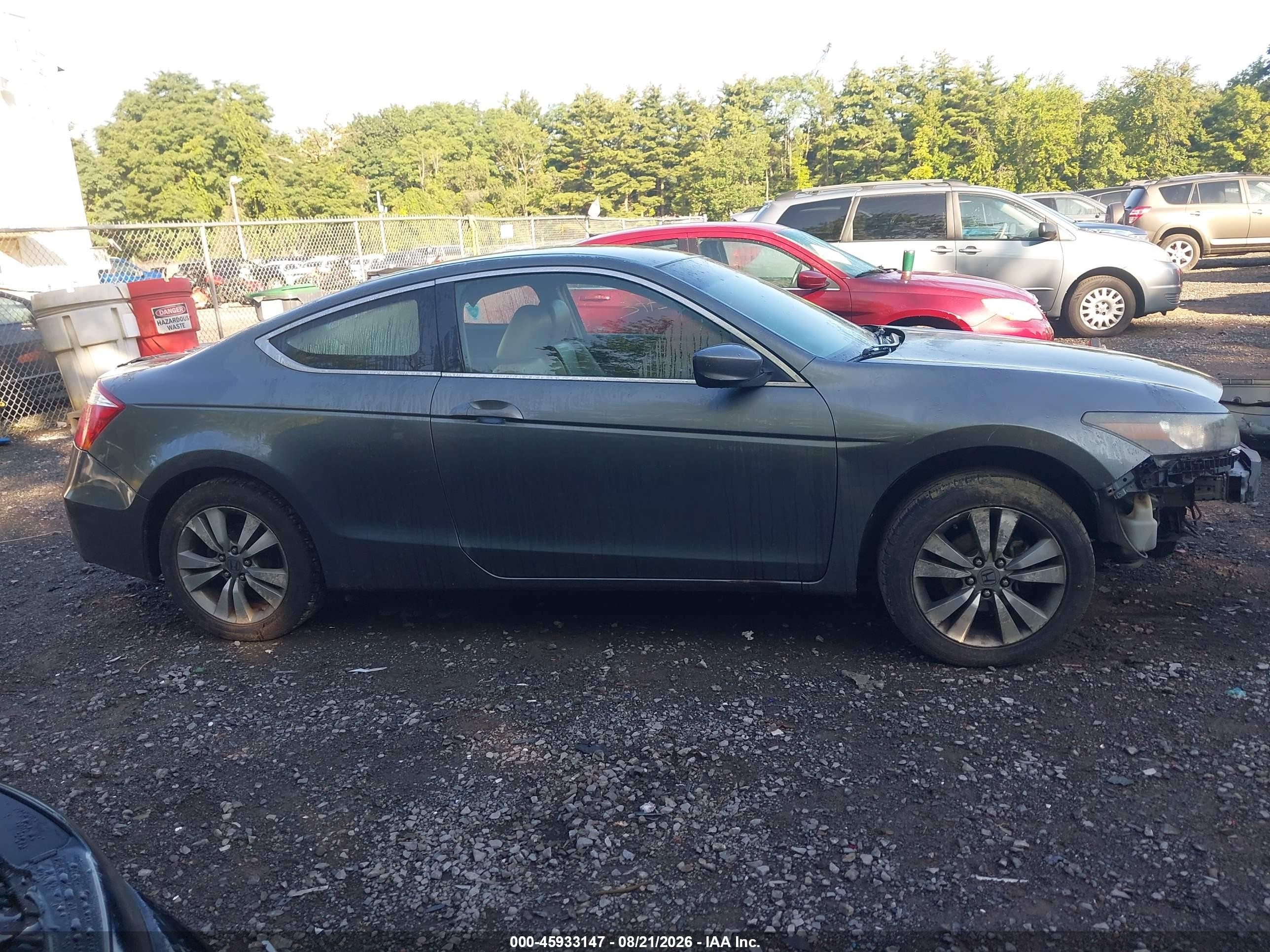 2008 Honda Accord 2.4 Lx-s Gray vin: 1HGCS12368A017414