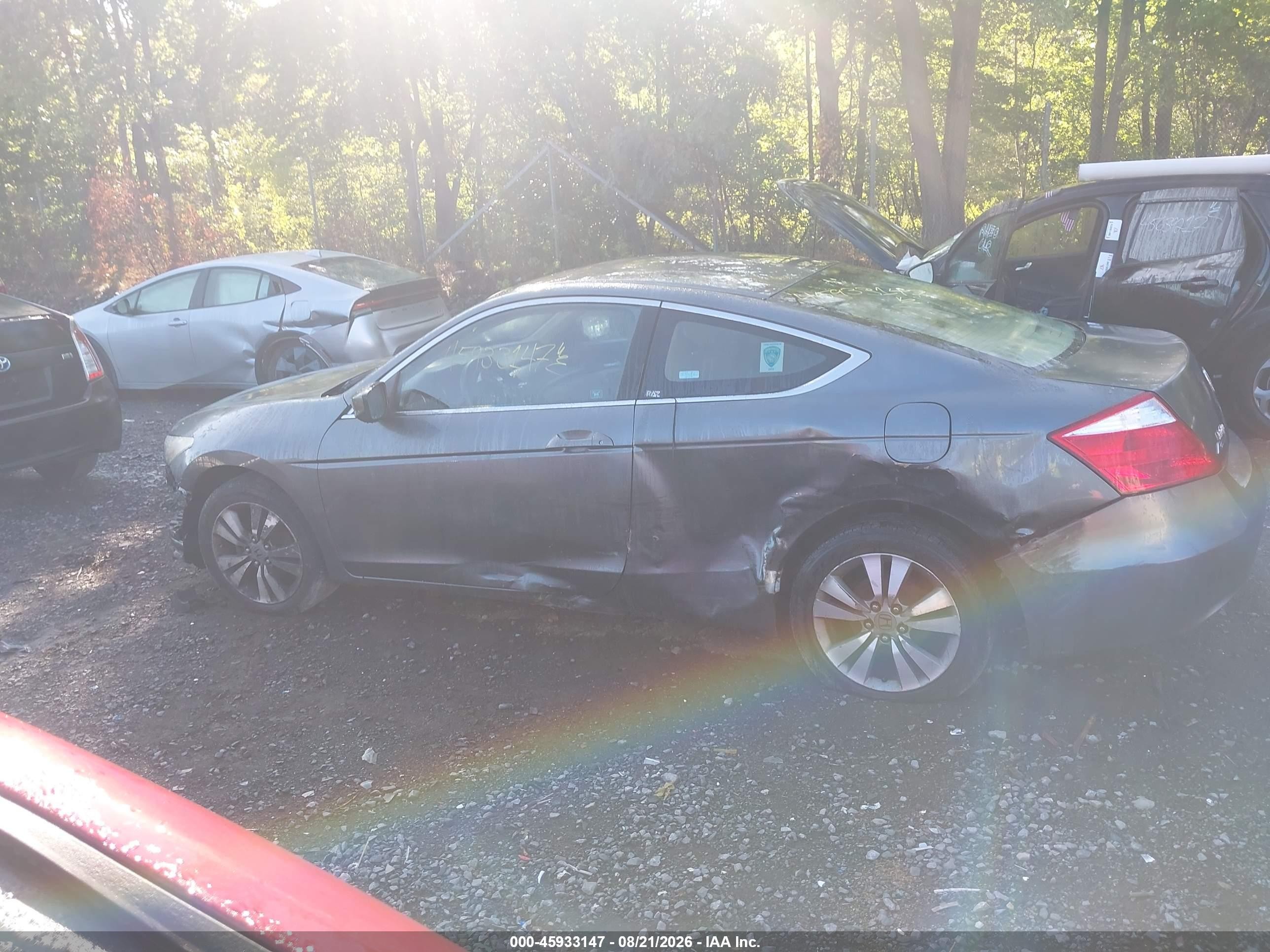 2008 Honda Accord 2.4 Lx-s Gray vin: 1HGCS12368A017414