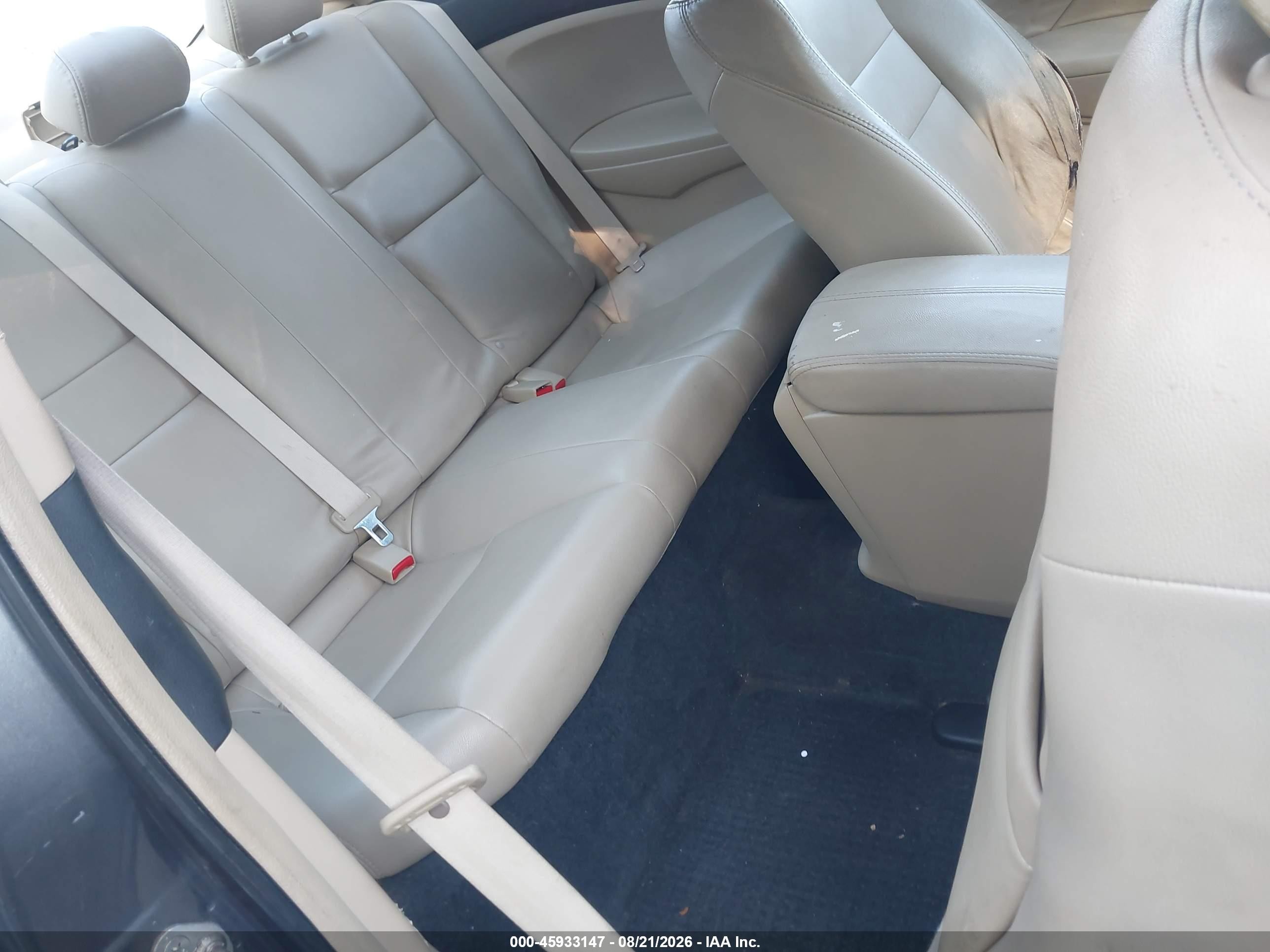 2008 Honda Accord 2.4 Lx-s Gray vin: 1HGCS12368A017414