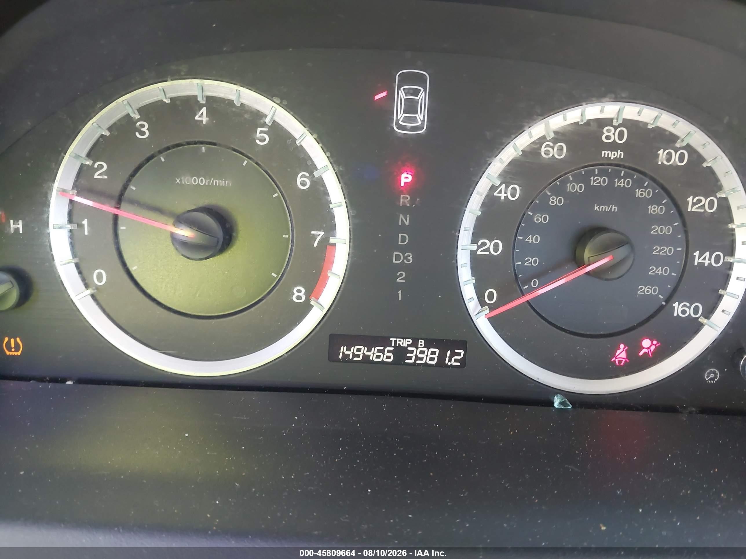 2009 Honda Accord 2.4 Lx-s Red vin: 1HGCS12379A023384