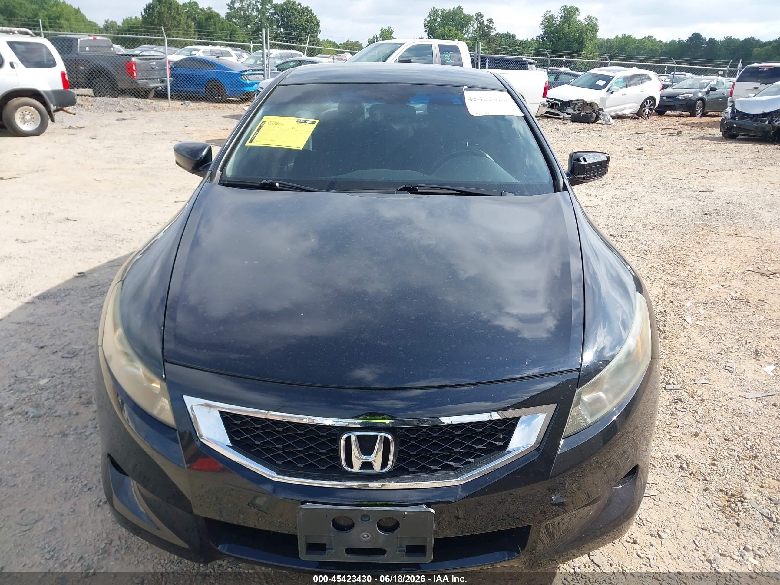 2008 Honda Accord 2.4 Lx-s Black vin: 1HGCS12388A005149