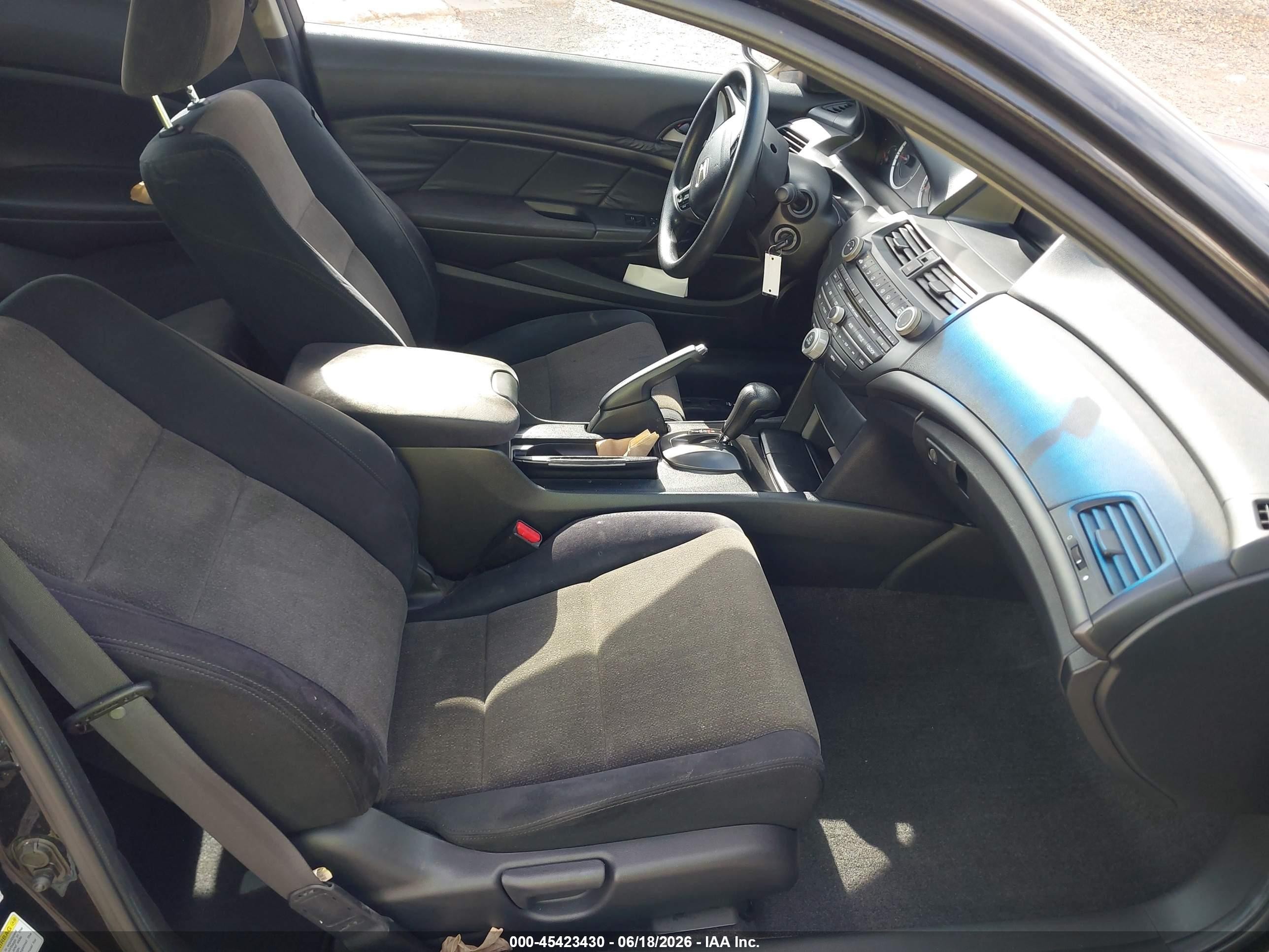 2008 Honda Accord 2.4 Lx-s Black vin: 1HGCS12388A005149