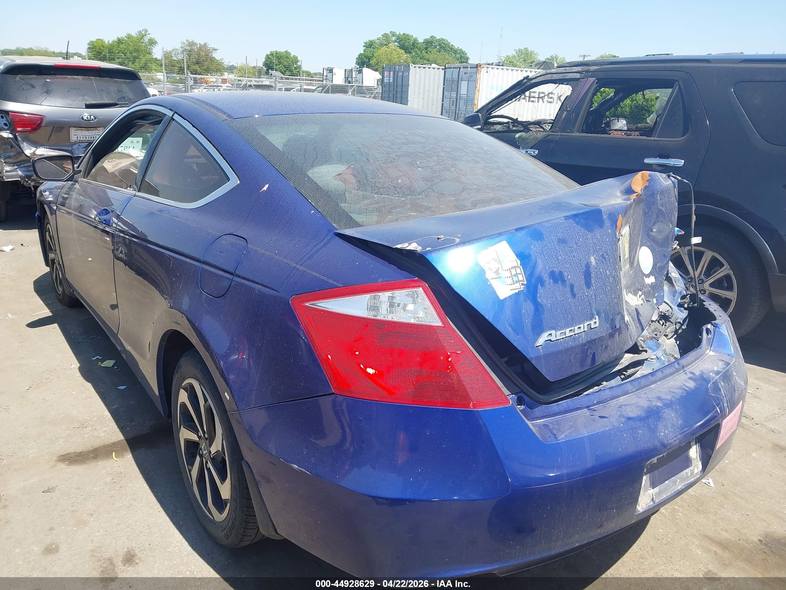 2008 Honda Accord 2.4 Lx-s Синий vin: 1HGCS12388A022985