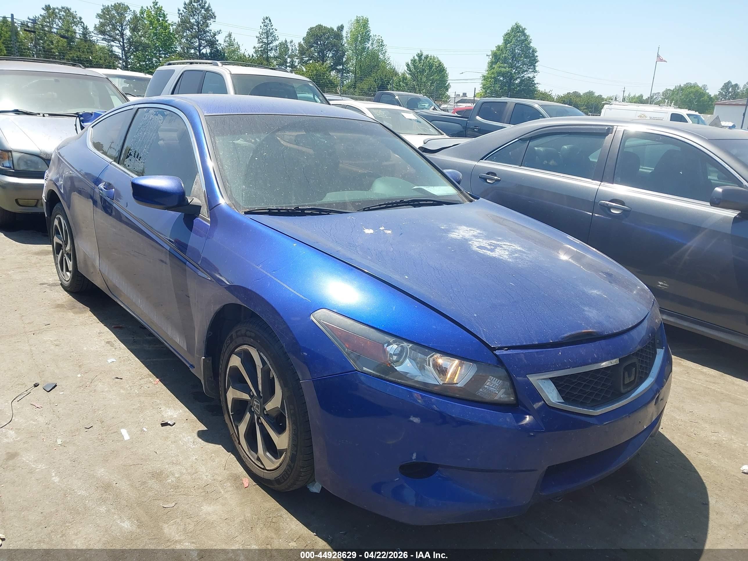 2008 Honda Accord 2.4 Lx-s Blue vin: 1HGCS12388A022985