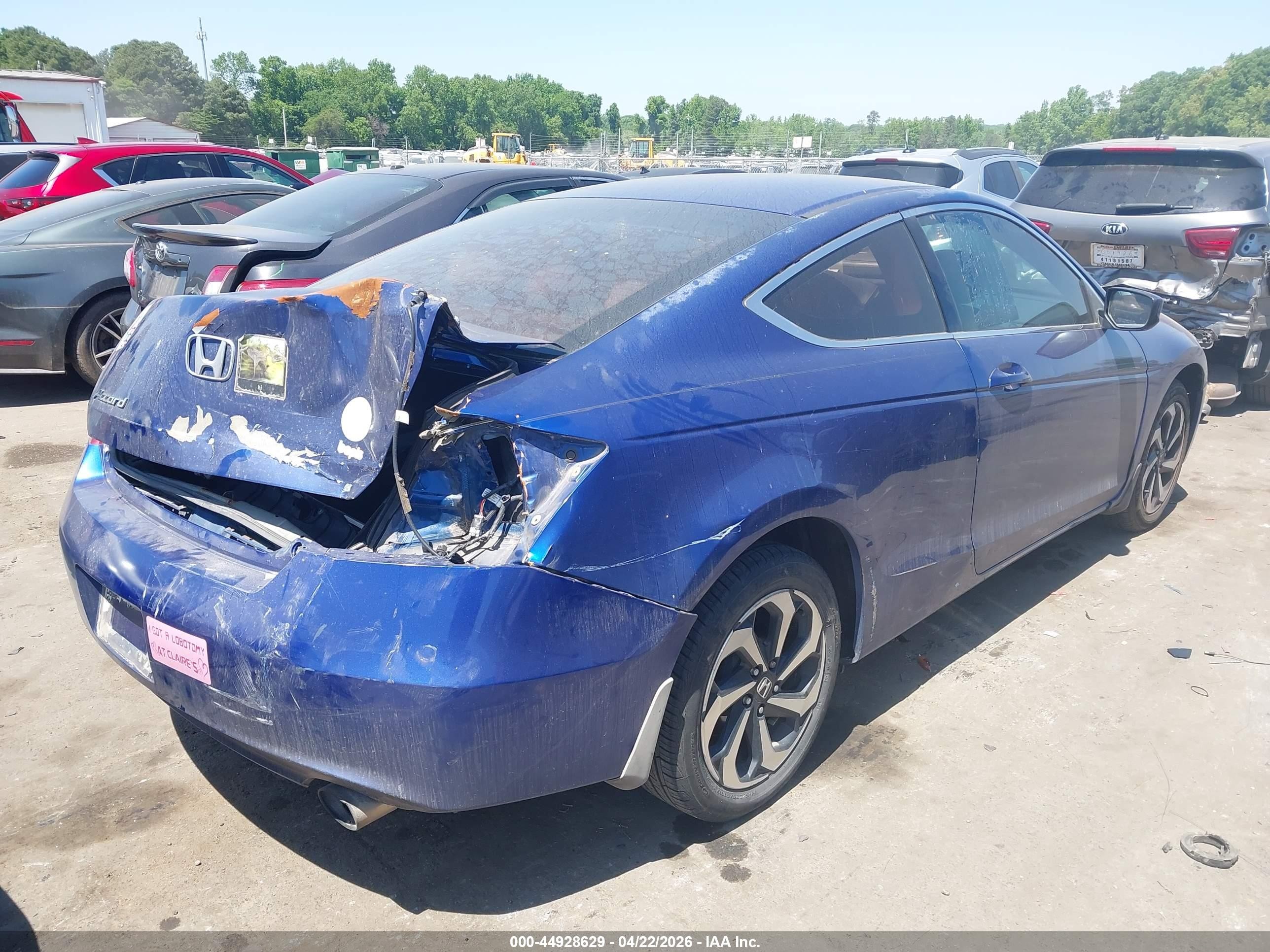 2008 Honda Accord 2.4 Lx-s Синий vin: 1HGCS12388A022985