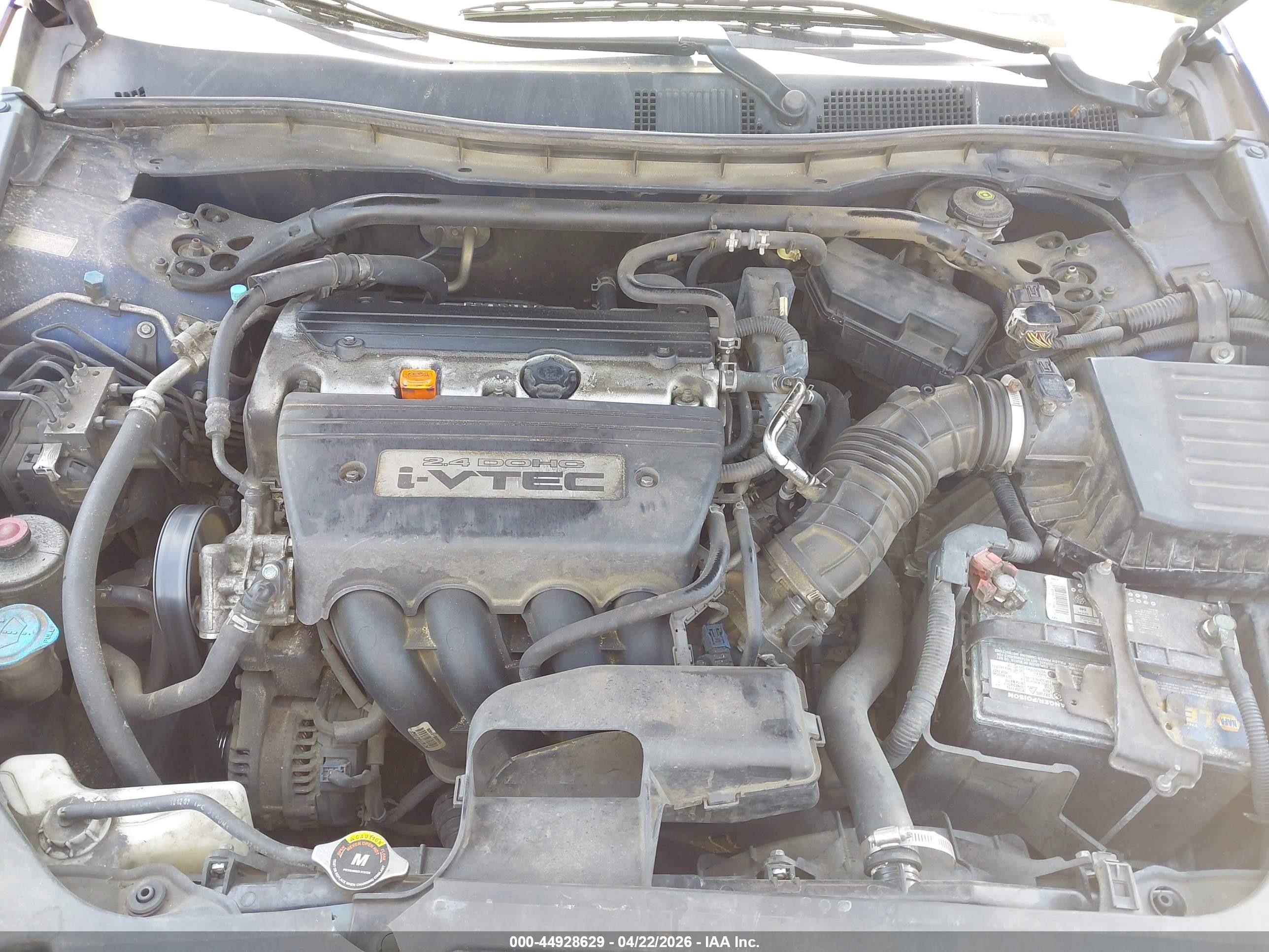 2008 Honda Accord 2.4 Lx-s Синий vin: 1HGCS12388A022985