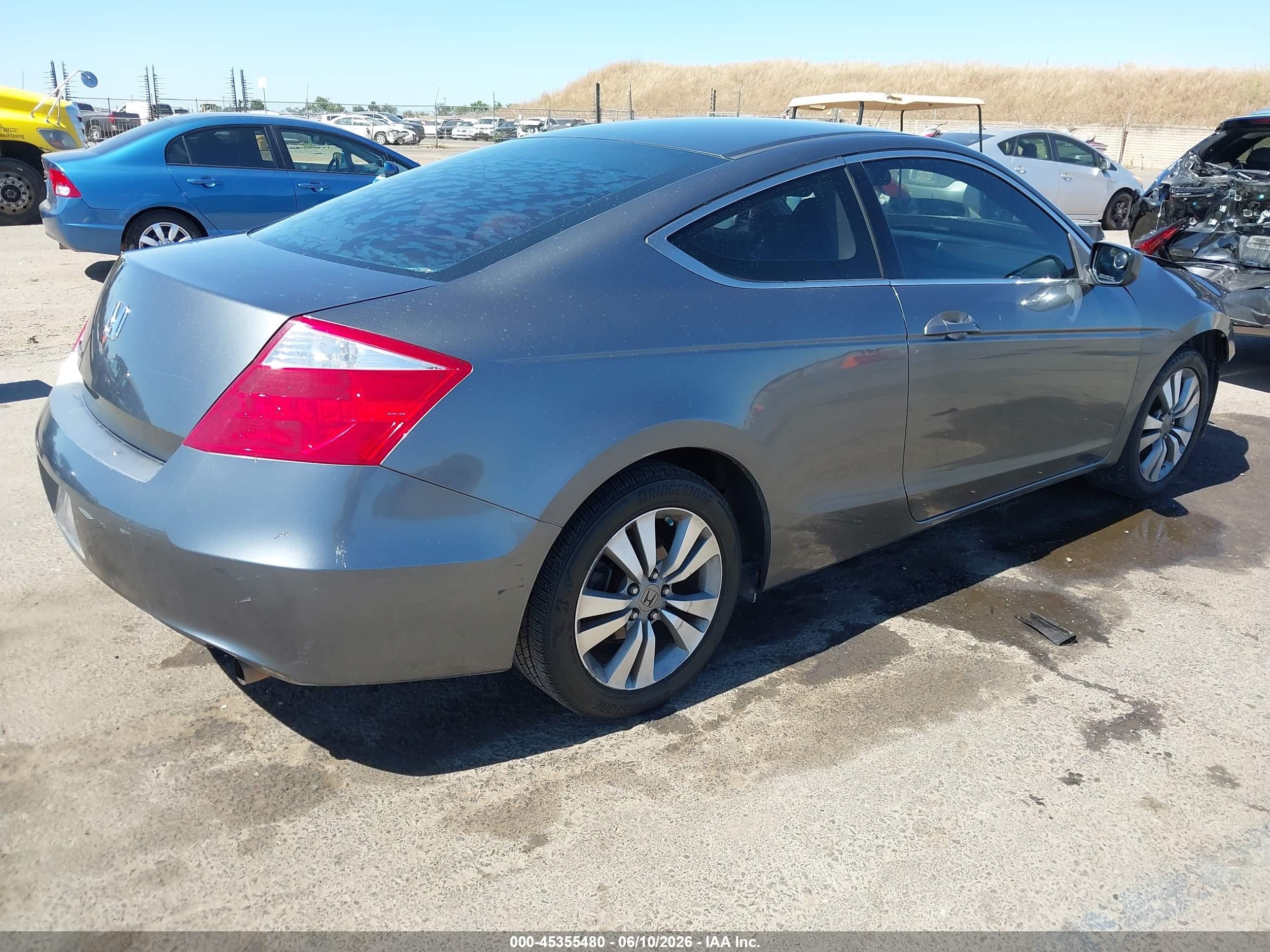2008 Honda Accord 2.4 Lx-s Gray vin: 1HGCS12398A020744