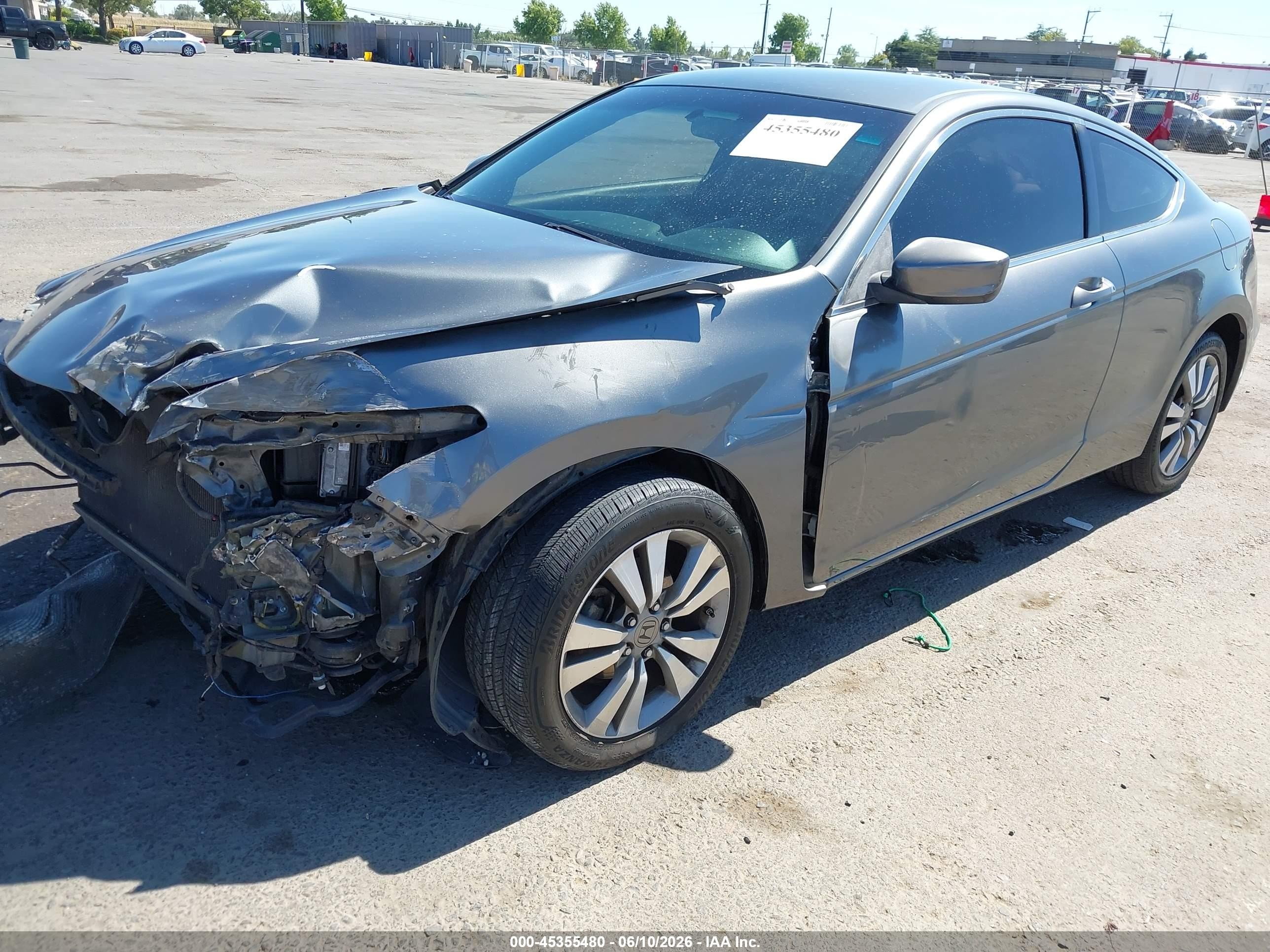 2008 Honda Accord 2.4 Lx-s Gray vin: 1HGCS12398A020744