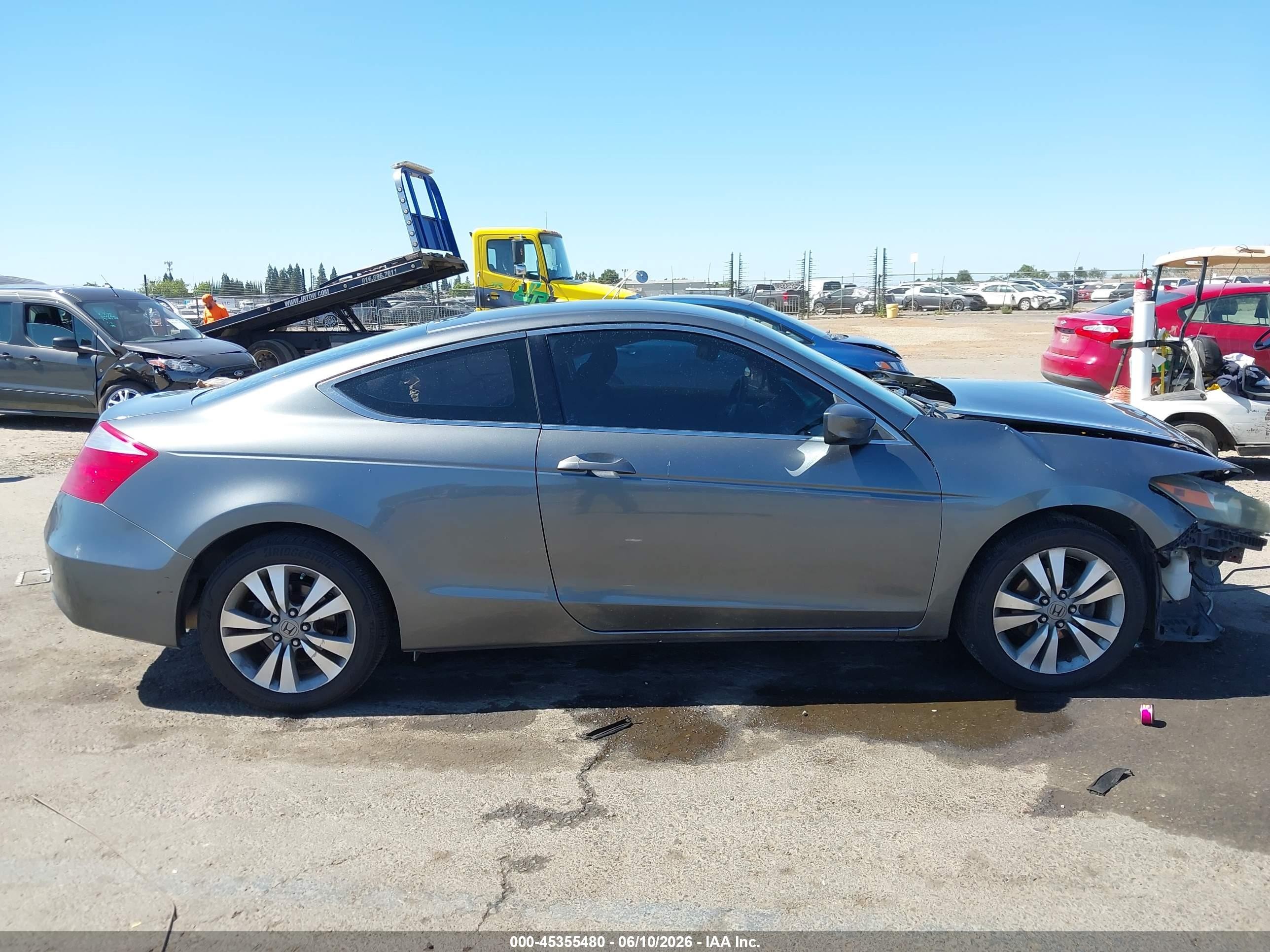 2008 Honda Accord 2.4 Lx-s Gray vin: 1HGCS12398A020744