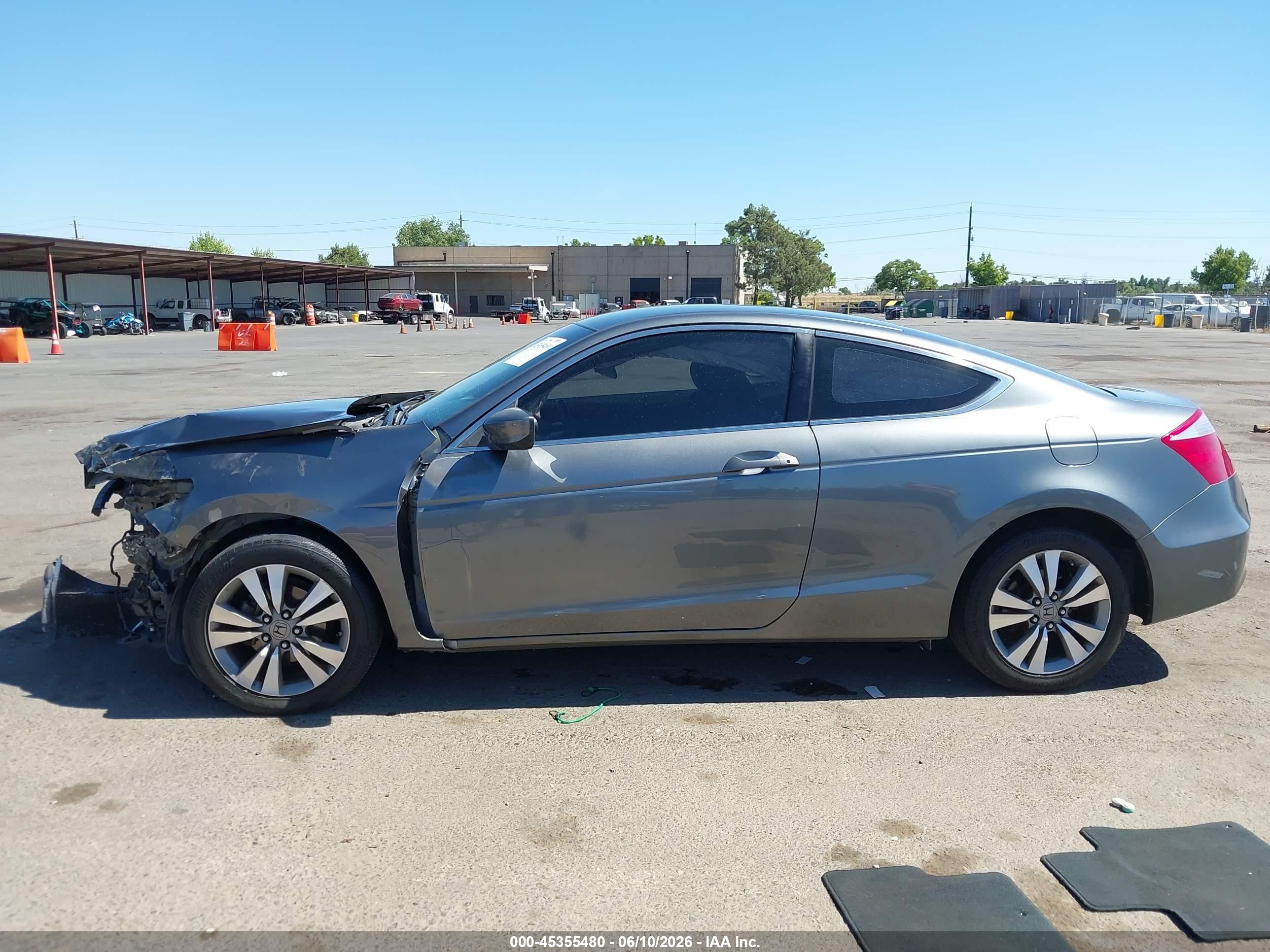 2008 Honda Accord 2.4 Lx-s Gray vin: 1HGCS12398A020744