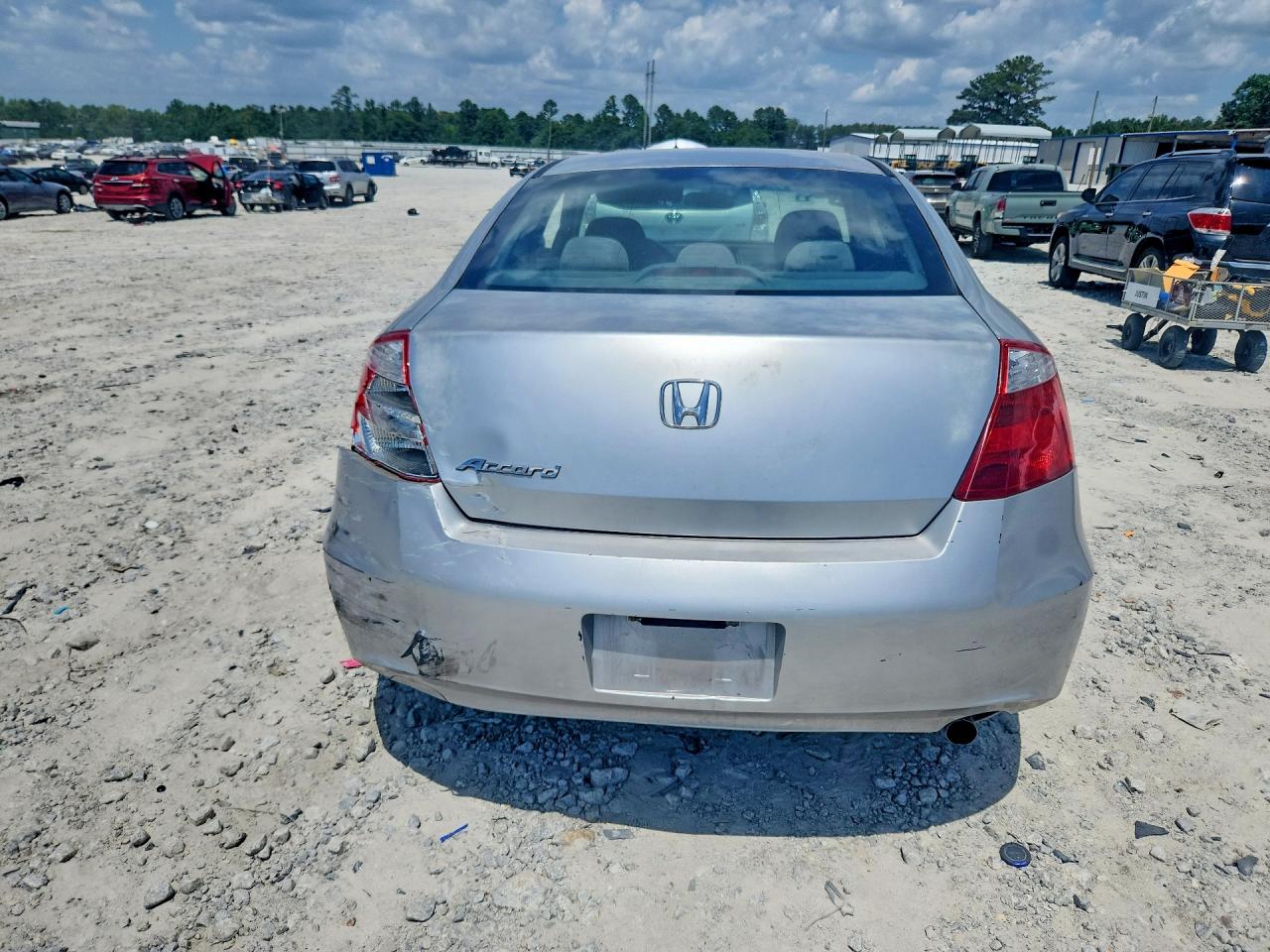 2008 Honda Accord Lx-s Silver vin: 1HGCS12398A025961