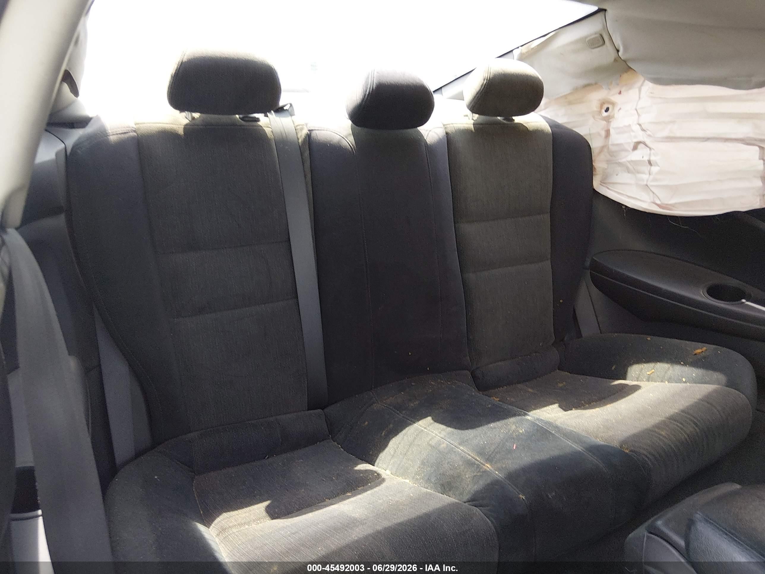 2009 Honda Accord 2.4 Lx-s Gray vin: 1HGCS12399A005887