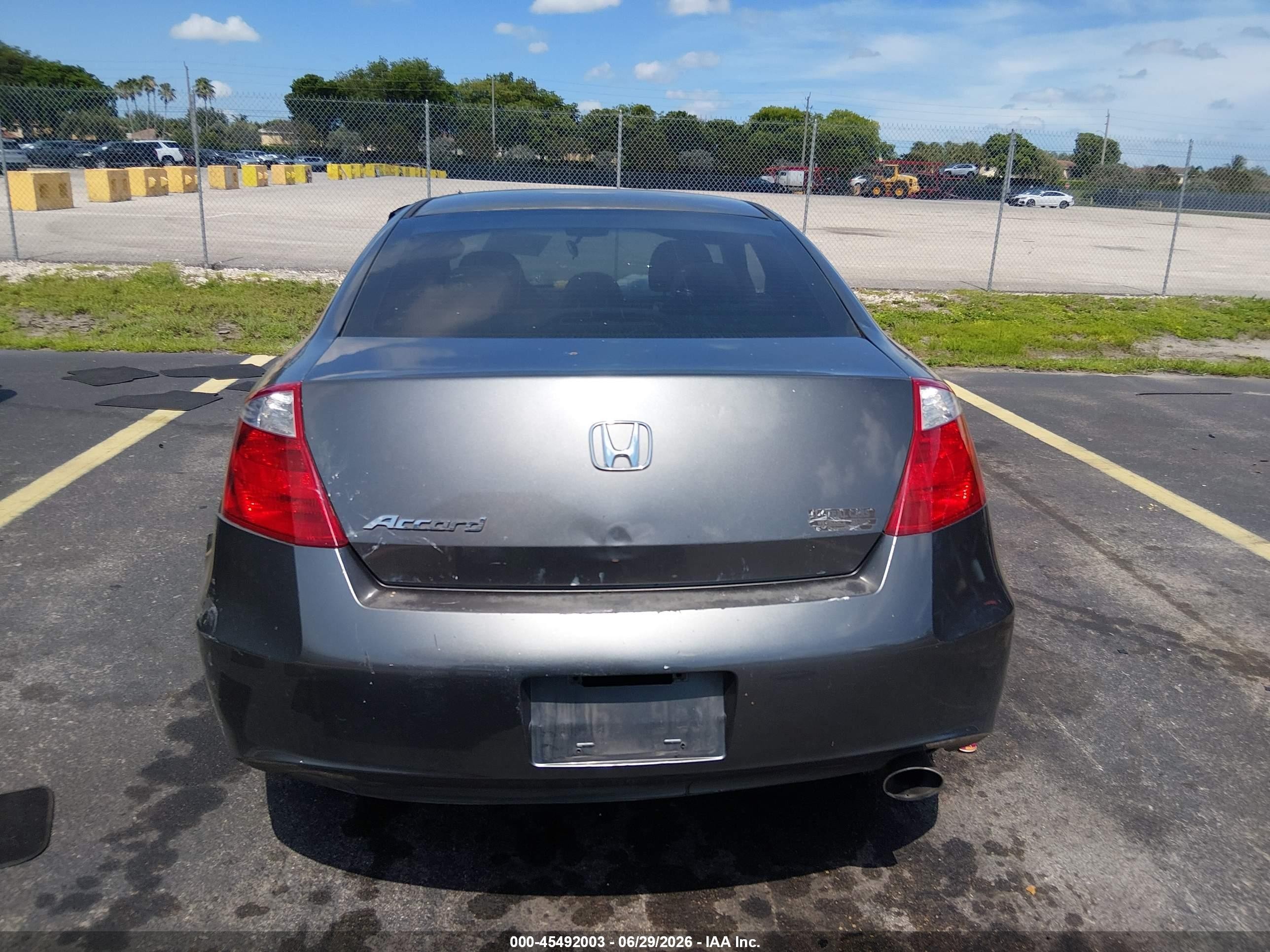 2009 Honda Accord 2.4 Lx-s Gray vin: 1HGCS12399A005887