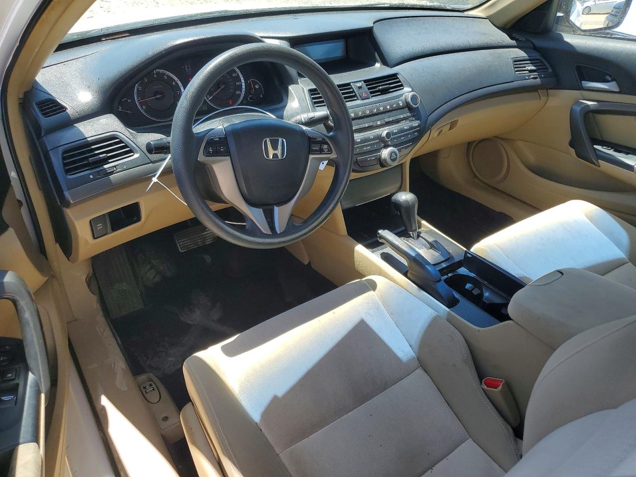 2009 Honda Accord Lx White vin: 1HGCS12399A019658