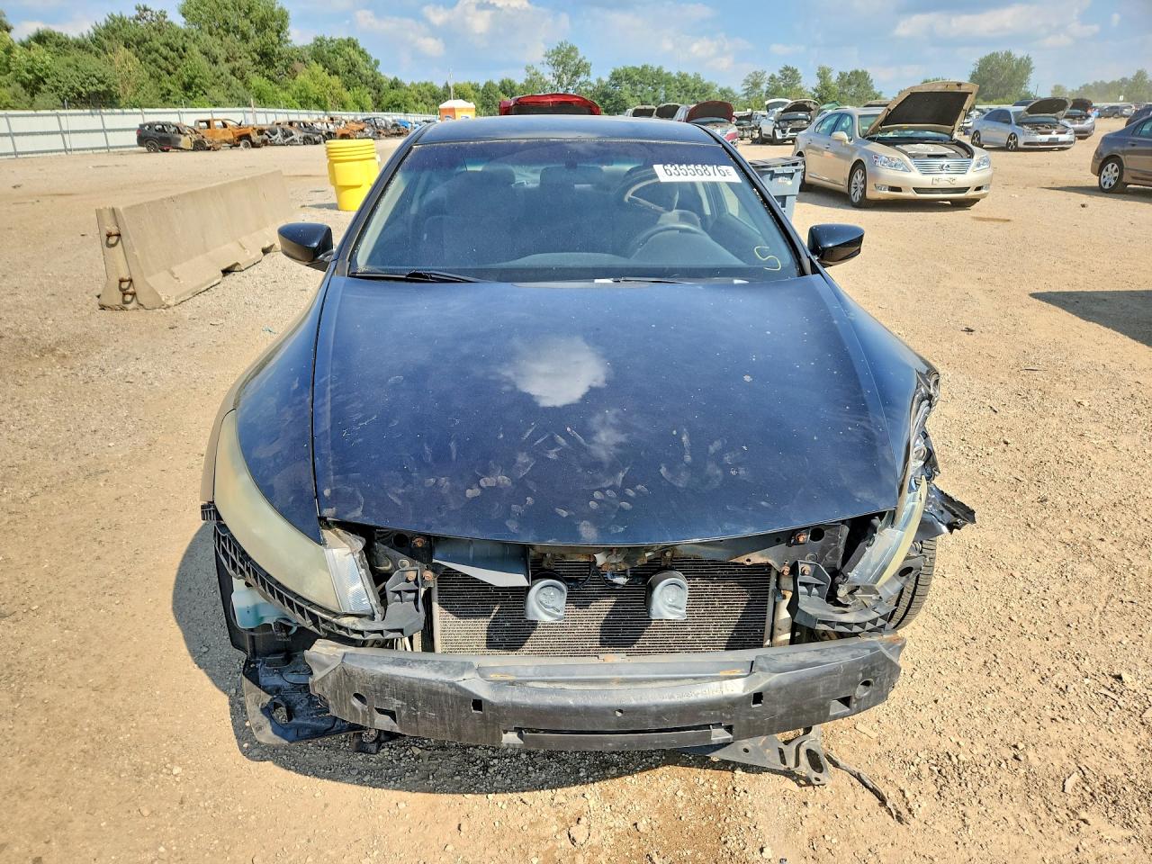 2008 Honda Accord Lx-s Черный vin: 1HGCS123X8A022471