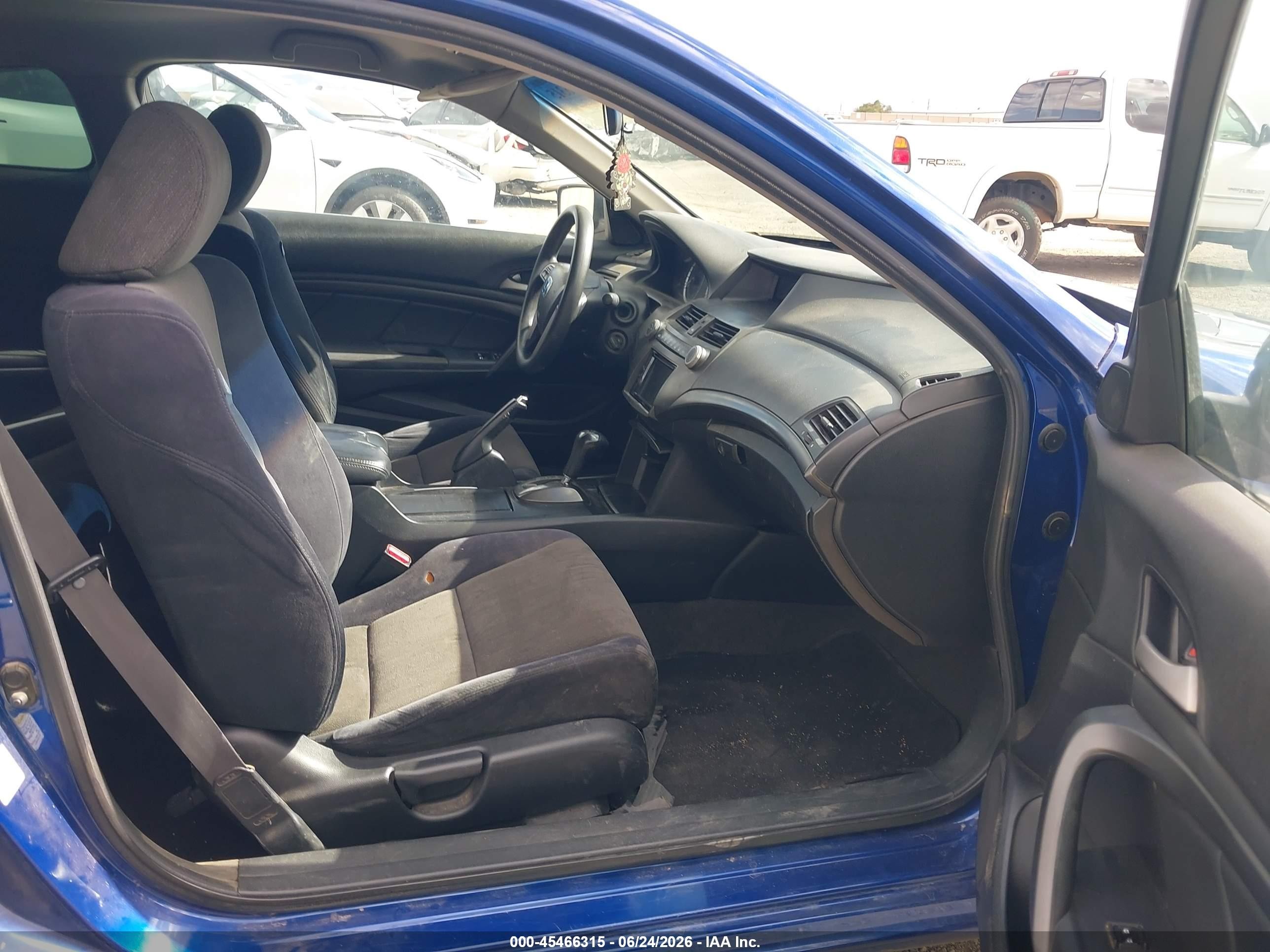 2009 Honda Accord 2.4 Lx-s Blue vin: 1HGCS123X9A001587