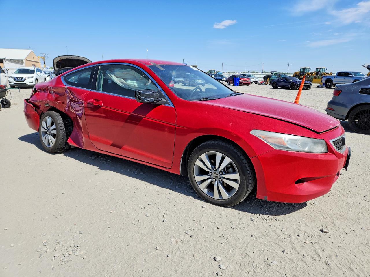 2009 Honda Accord Lx Red vin: 1HGCS123X9A005526