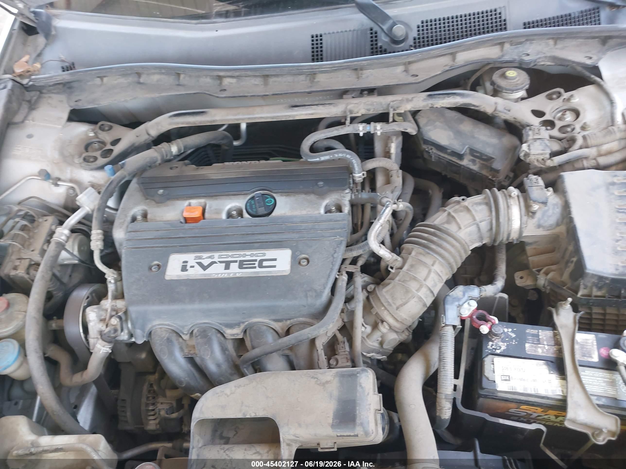 2009 Honda Accord 2.4 Lx-s Silver vin: 1HGCS123X9A025257