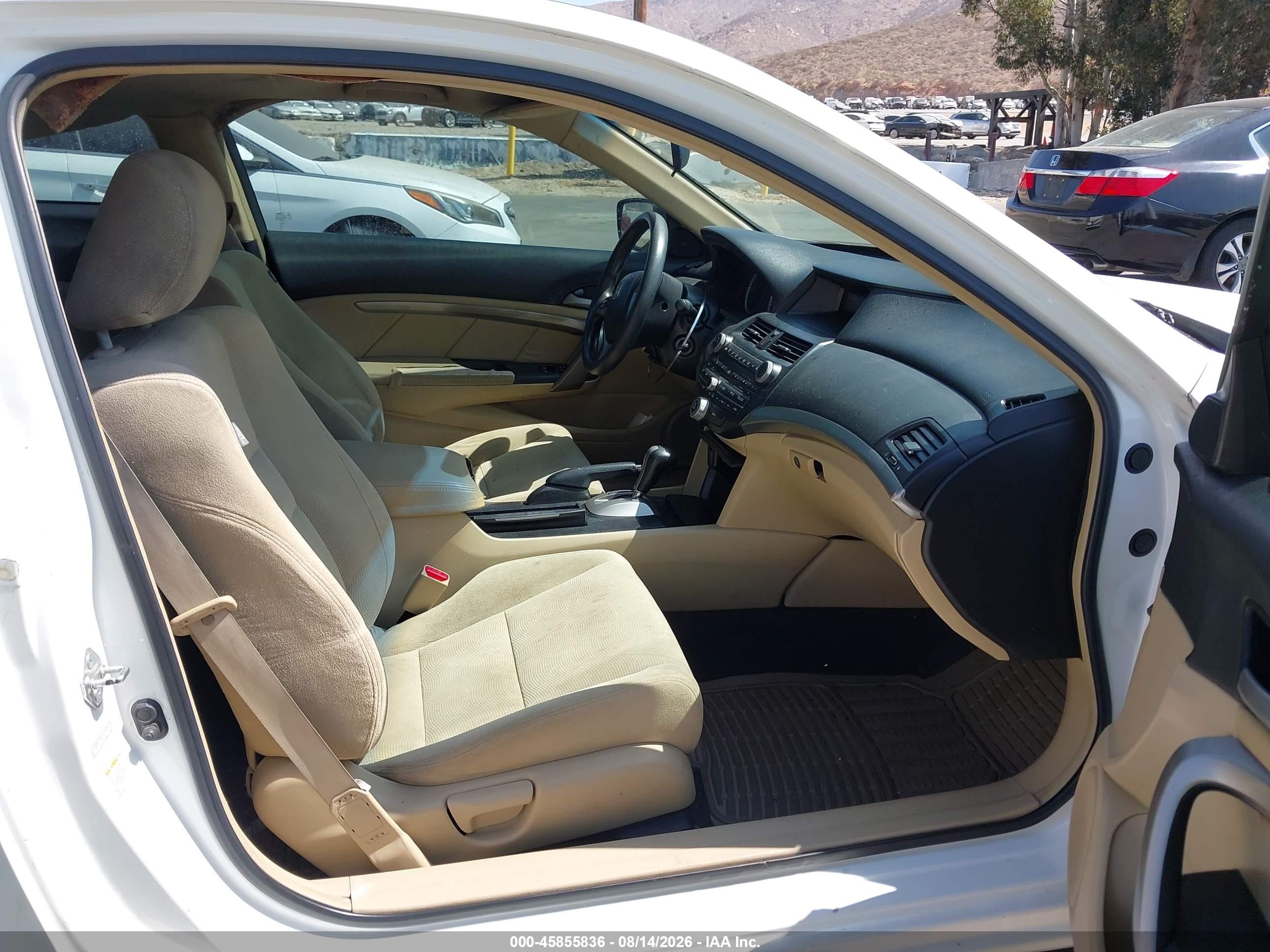 2008 Honda Accord 2.4 Ex White vin: 1HGCS12708A015368