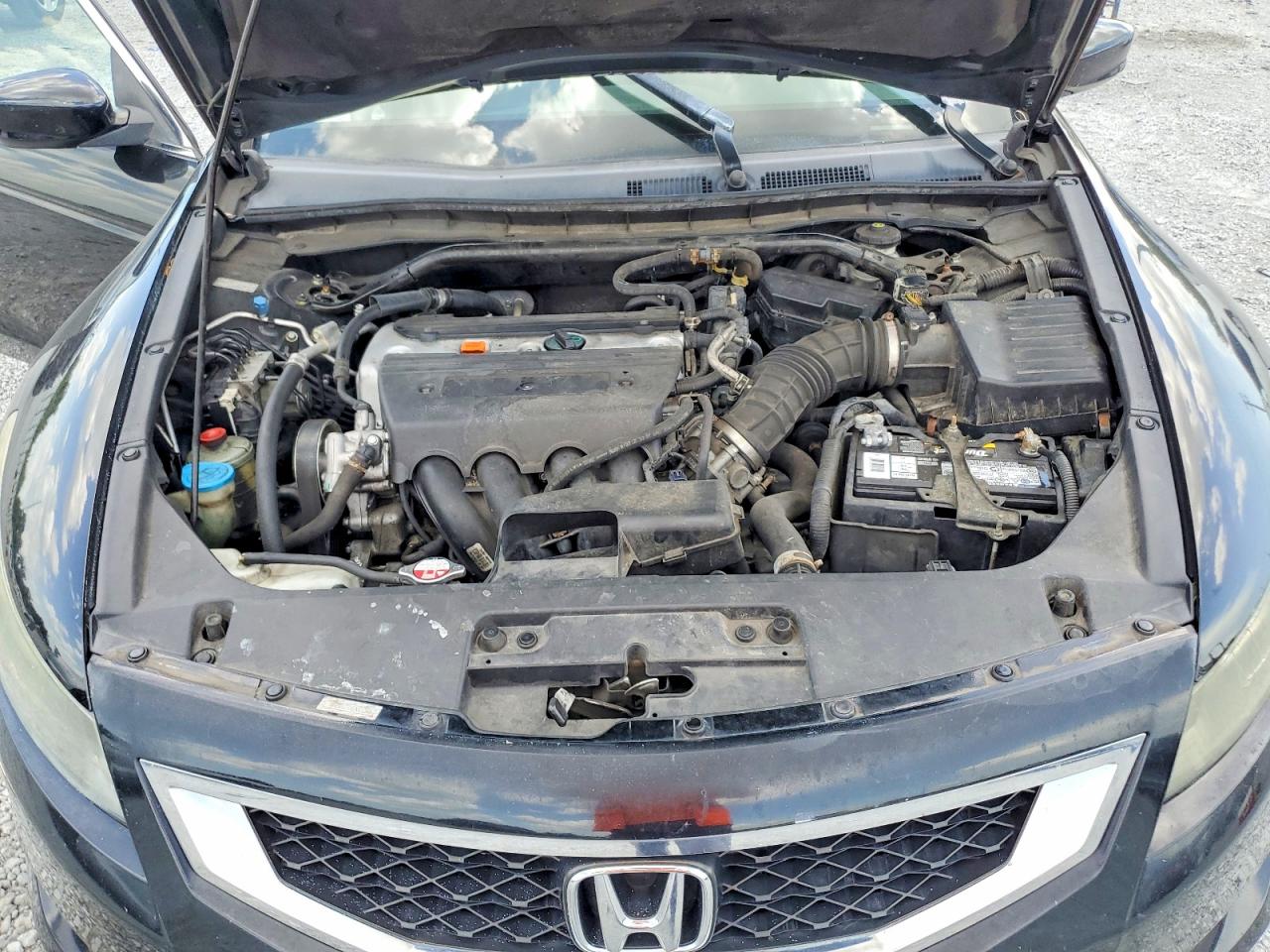 2008 Honda Accord Ex Black vin: 1HGCS12708A021588
