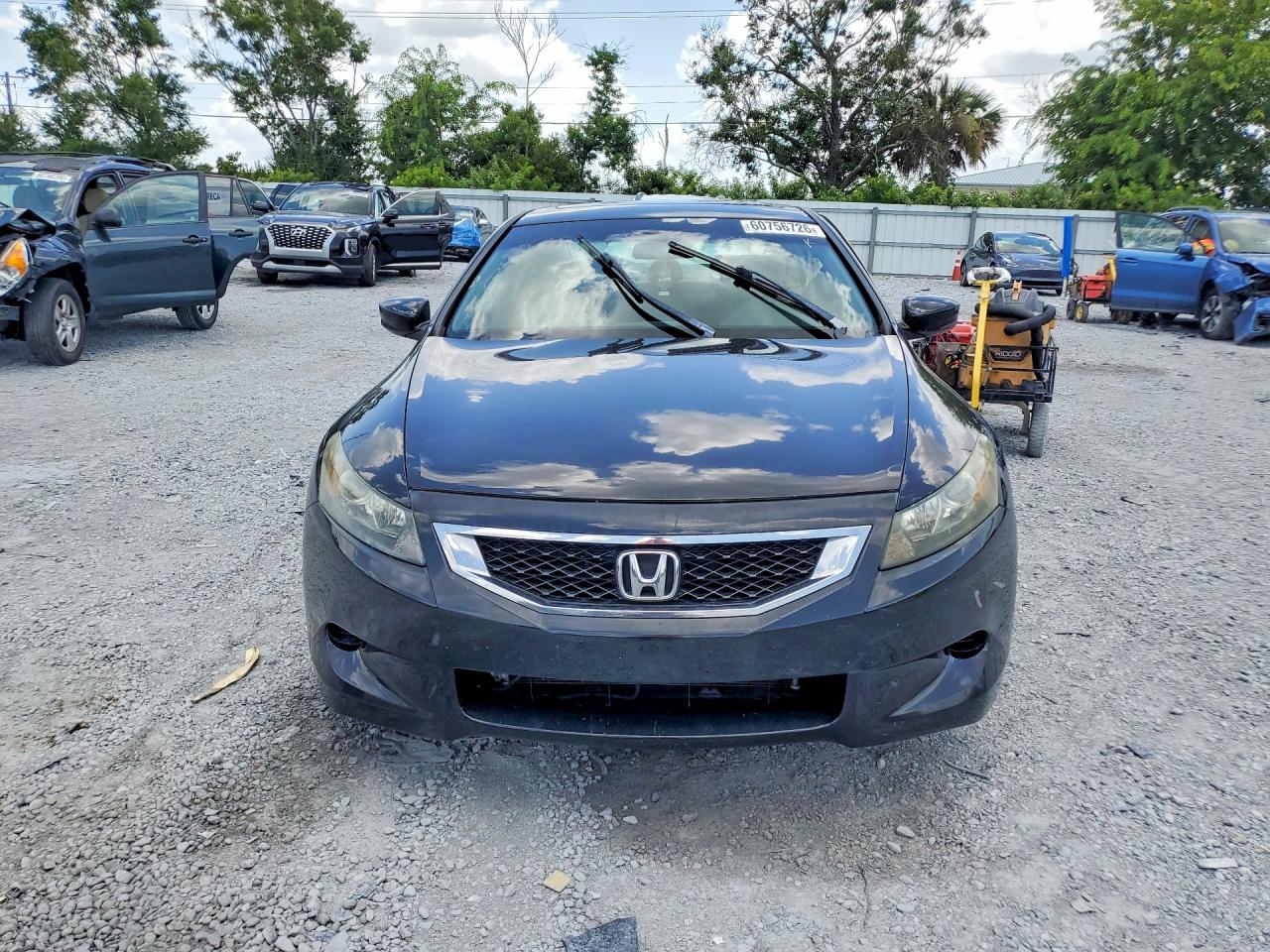 2008 Honda Accord Ex Black vin: 1HGCS12708A021588