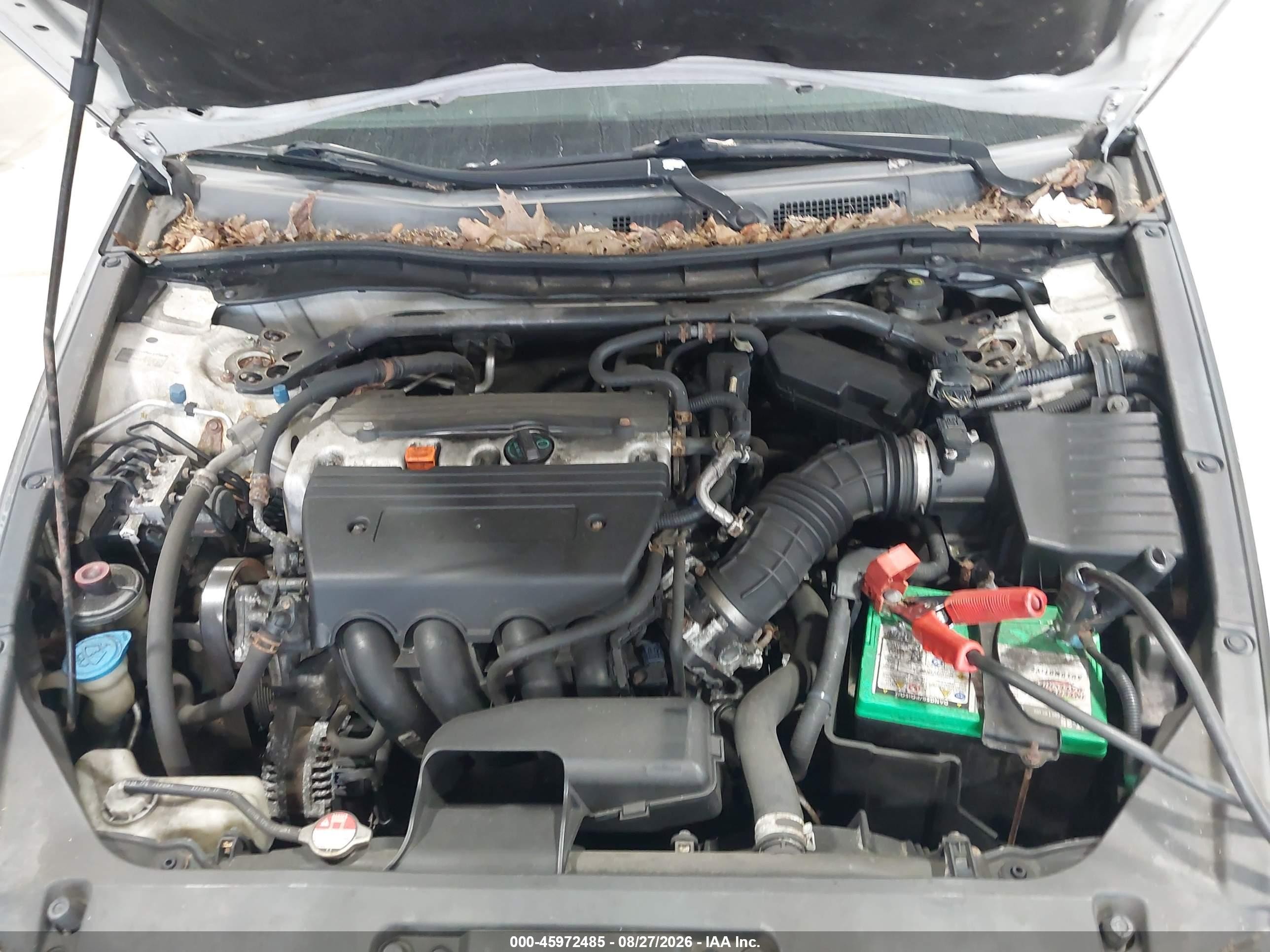 2009 Honda Accord 2.4 Ex Белый vin: 1HGCS12709A016389