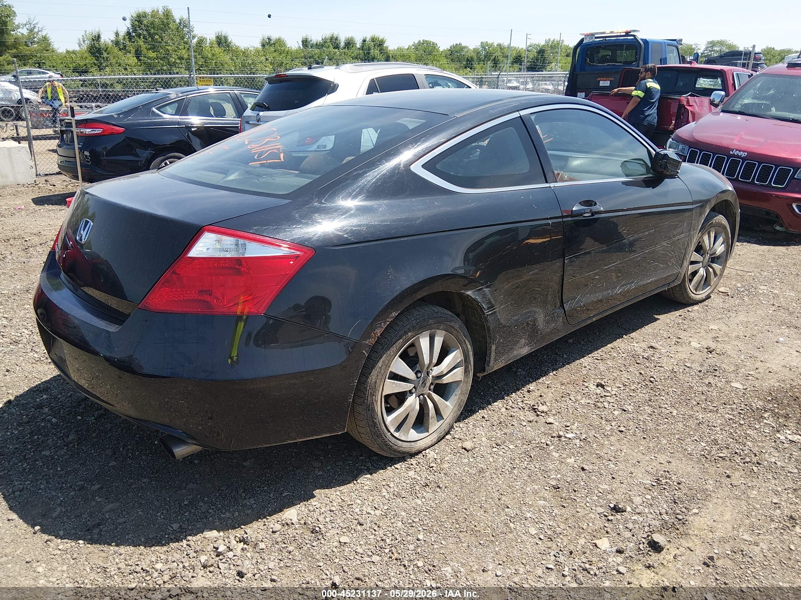2009 Honda Accord 2.4 Ex Black vin: 1HGCS12709A022791