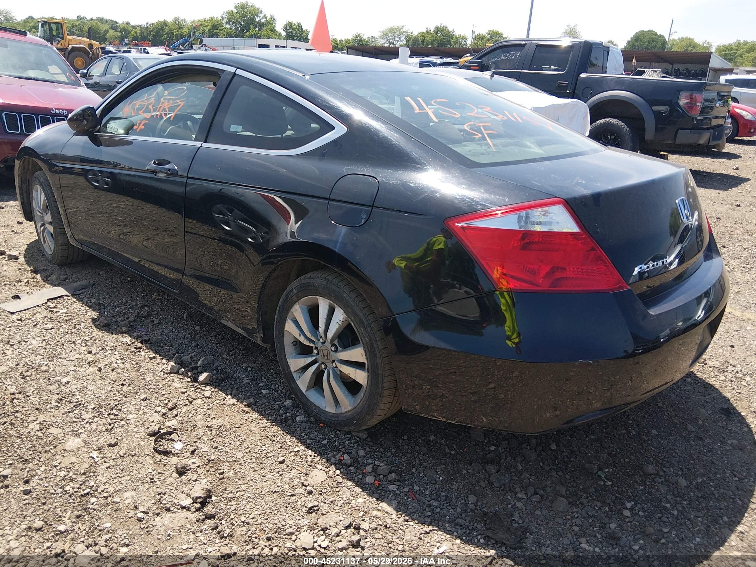 2009 Honda Accord 2.4 Ex Black vin: 1HGCS12709A022791