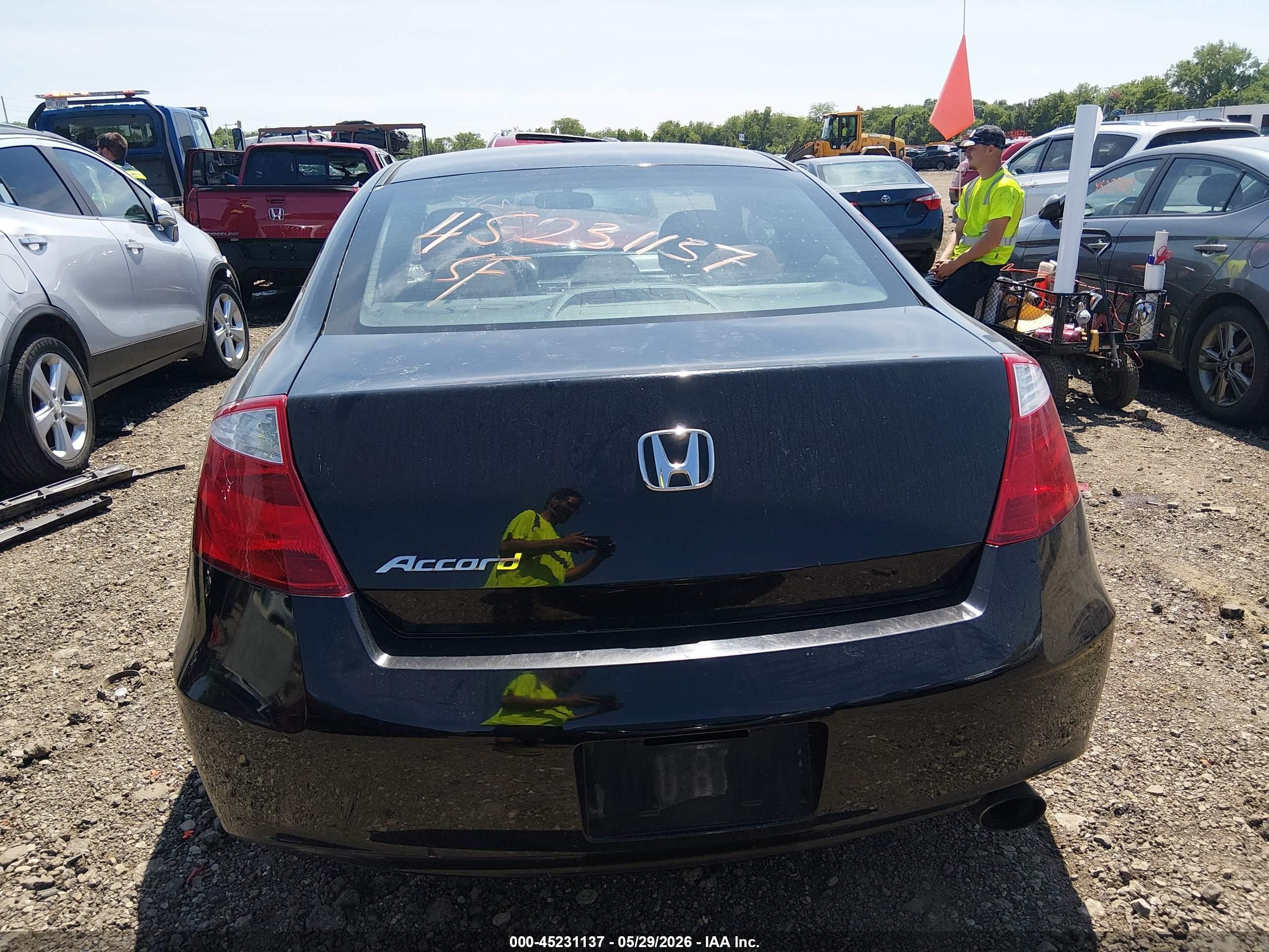 2009 Honda Accord 2.4 Ex Black vin: 1HGCS12709A022791