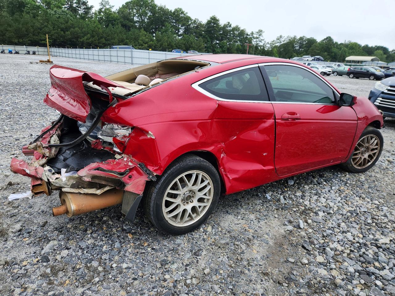 2008 Honda Accord Ex Red vin: 1HGCS12718A018425