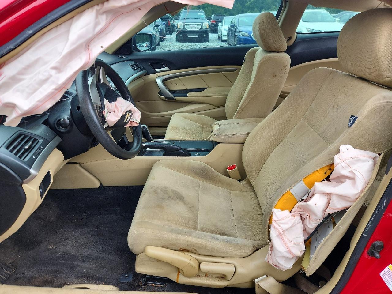 2008 Honda Accord Ex Red vin: 1HGCS12718A018425