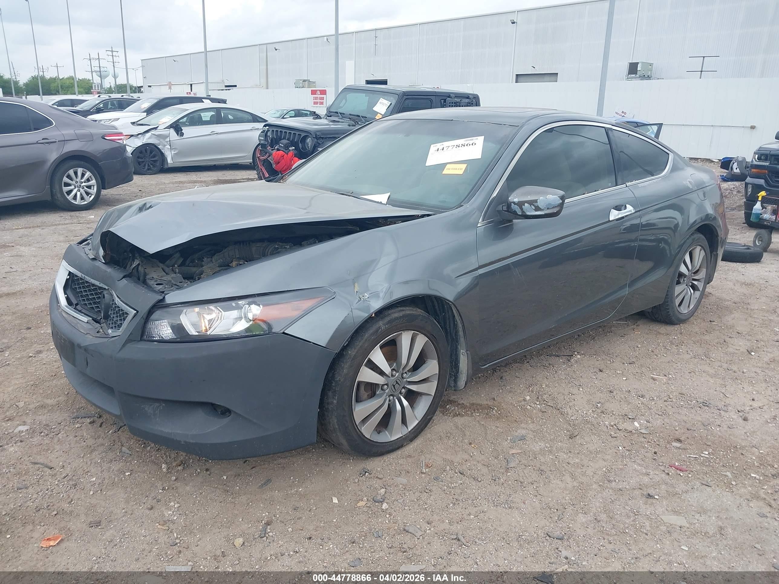 2008 Honda Accord 2.4 Ex Gray vin: 1HGCS12728A009684