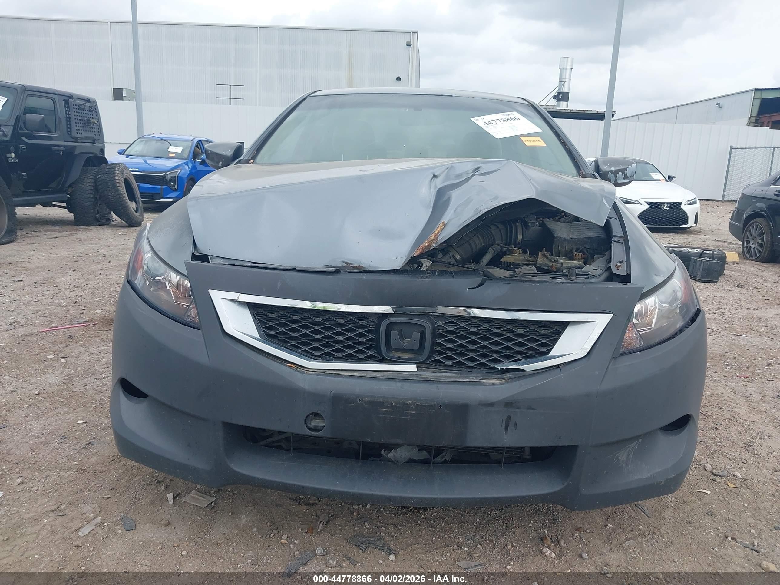 2008 Honda Accord 2.4 Ex Gray vin: 1HGCS12728A009684