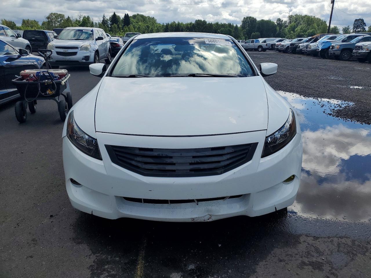 2008 Honda Accord Ex White vin: 1HGCS12748A019861