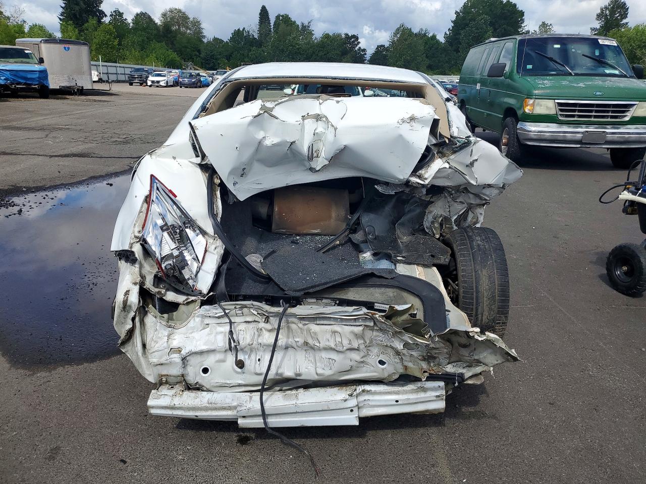2008 Honda Accord Ex White vin: 1HGCS12748A019861