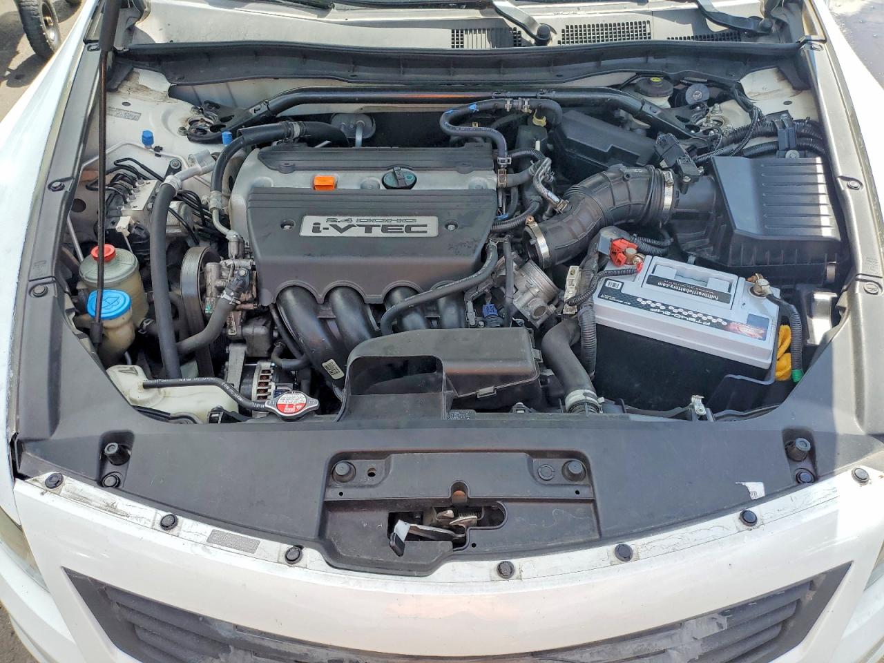 2008 Honda Accord Ex White vin: 1HGCS12748A019861