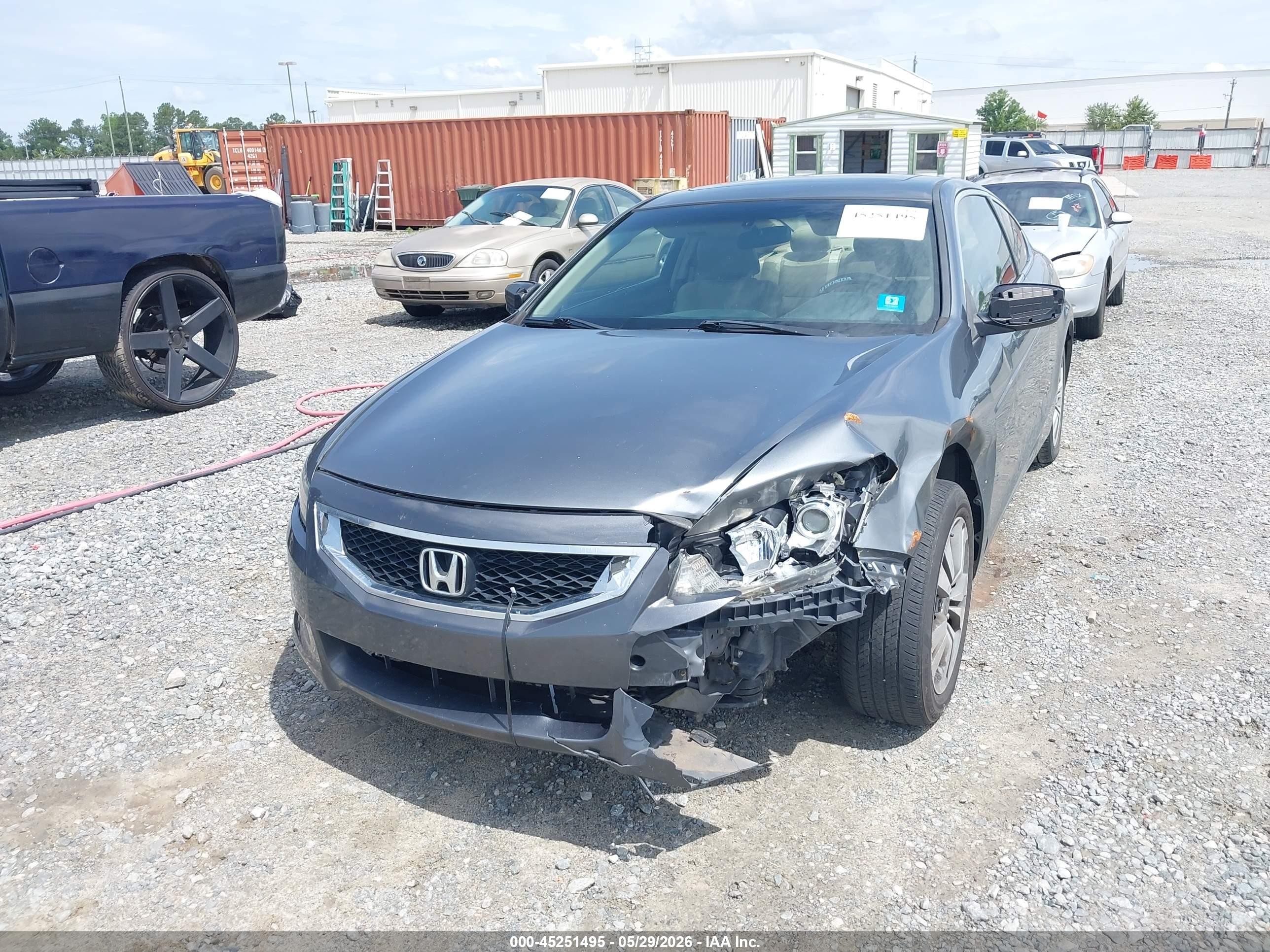 2008 Honda Accord 2.4 Ex Blue vin: 1HGCS12758A026494