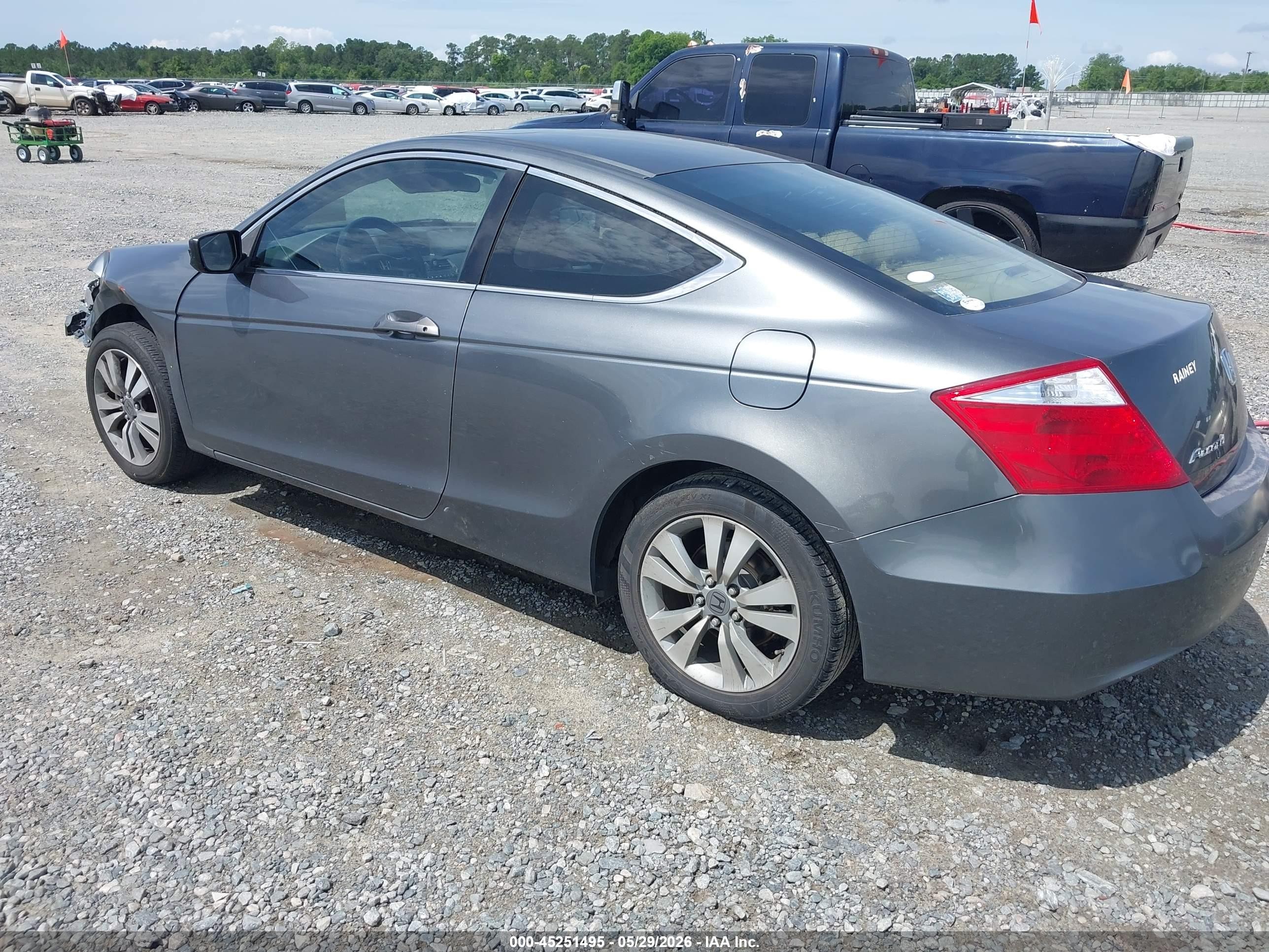 2008 Honda Accord 2.4 Ex Blue vin: 1HGCS12758A026494