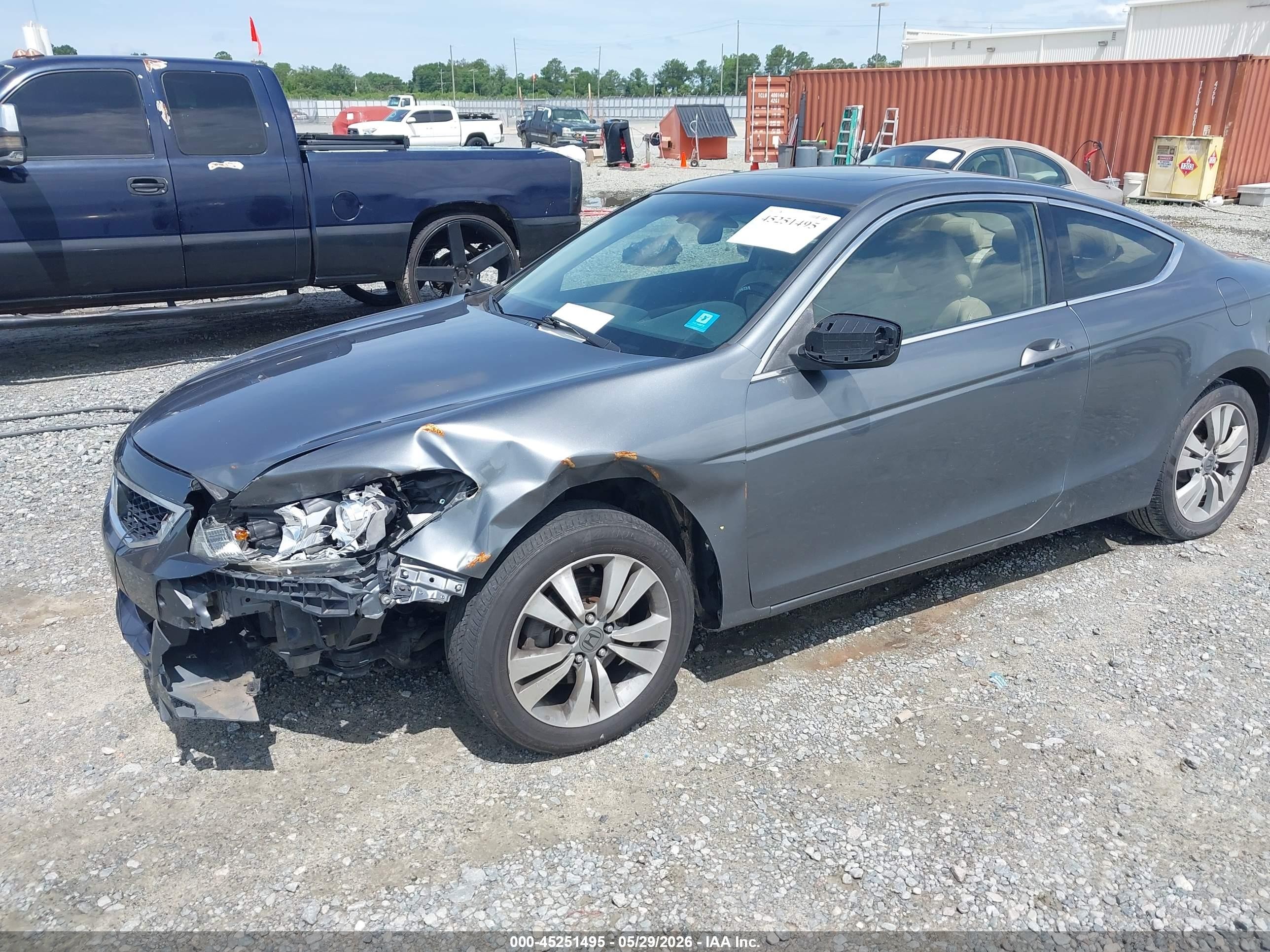2008 Honda Accord 2.4 Ex Blue vin: 1HGCS12758A026494