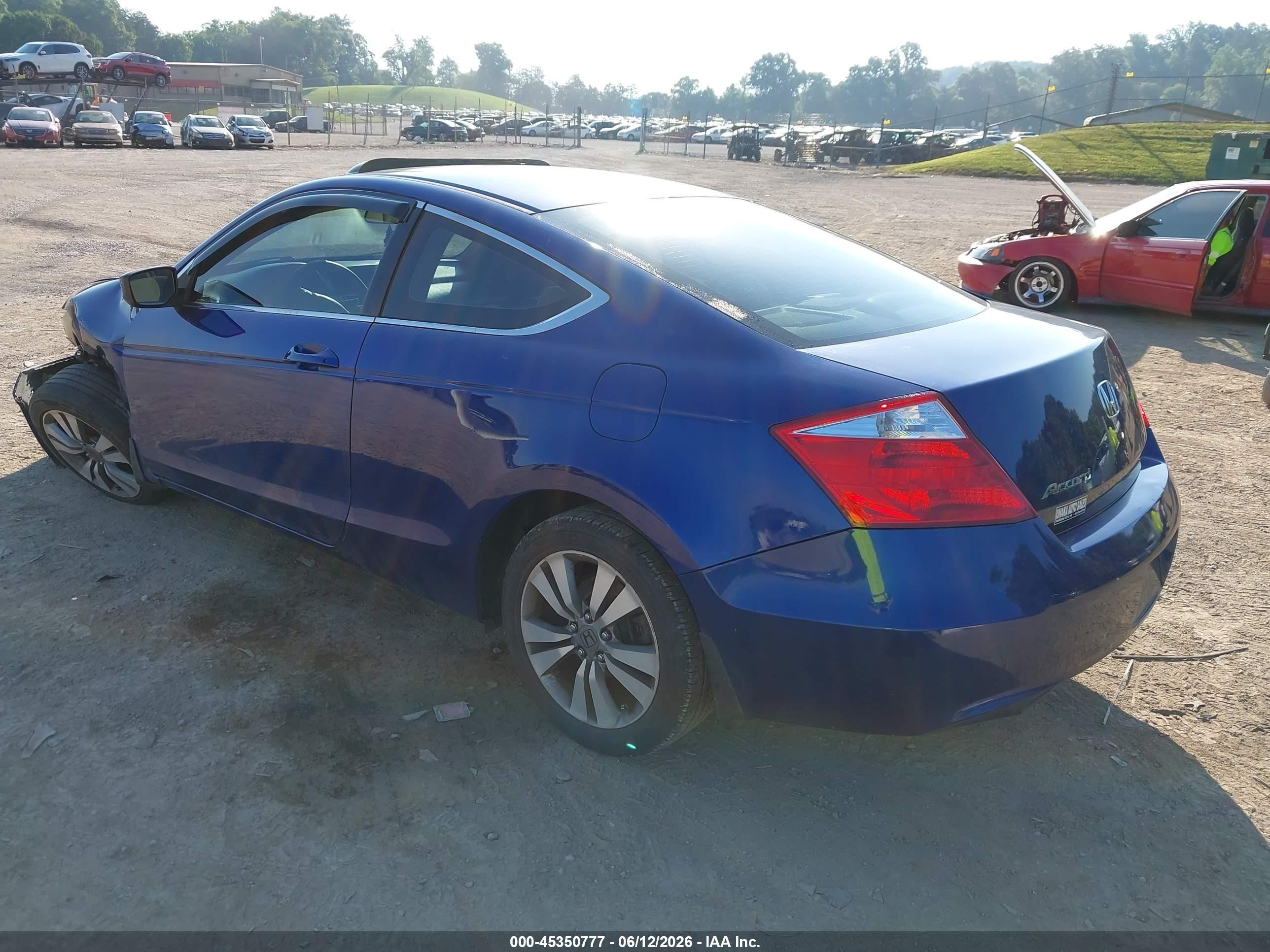 2008 Honda Accord 2.4 Ex Синий vin: 1HGCS12768A026505